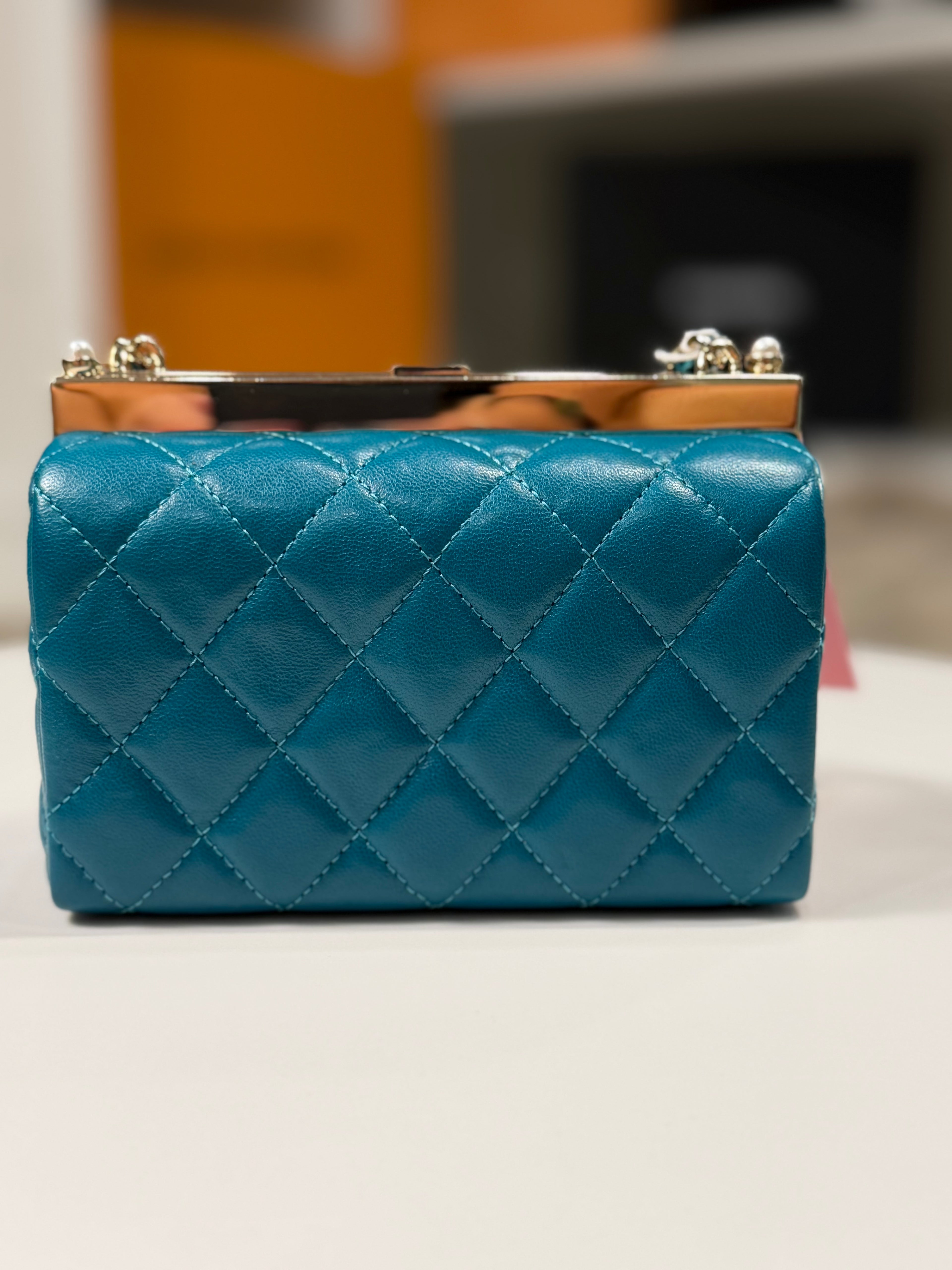Chanel Pearl Teal Crossbody