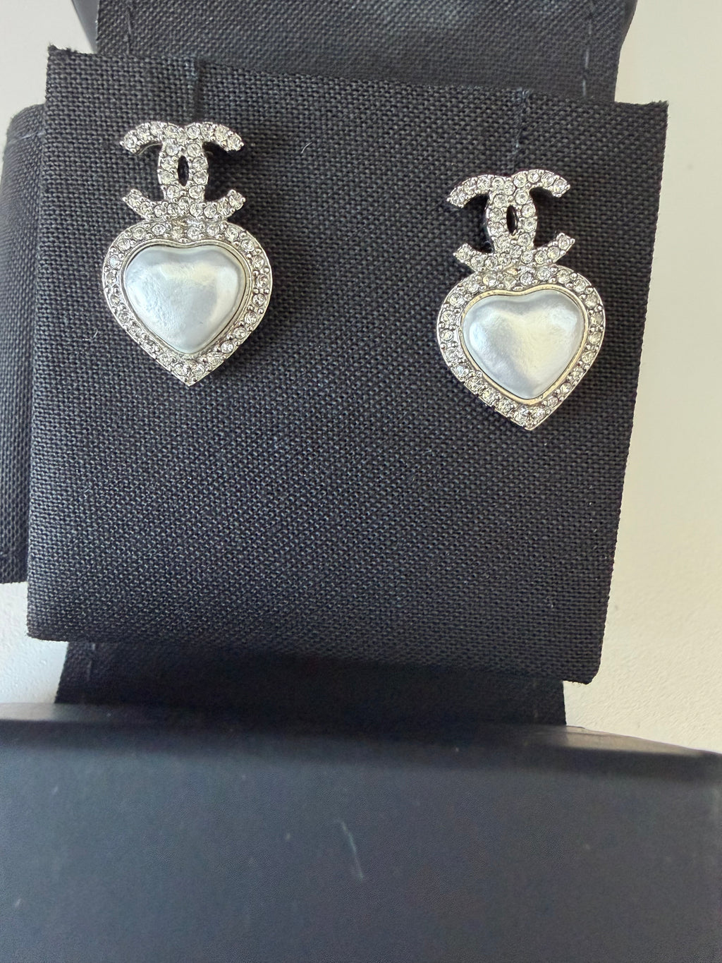 Chanel Heart Earrings