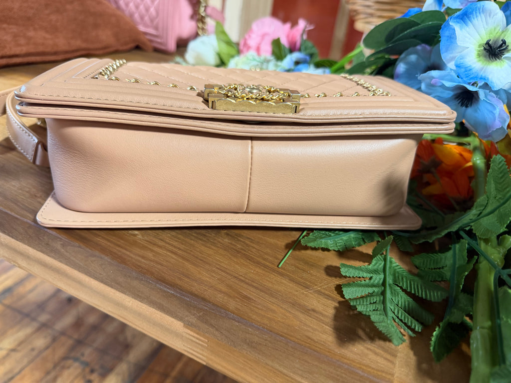 Chanel Medium Boy Bag Chain Around