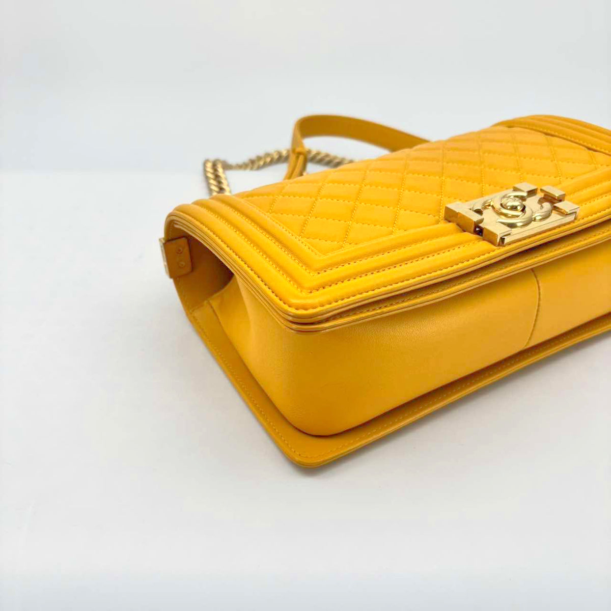 Chanel Medium Lambskin Yellow