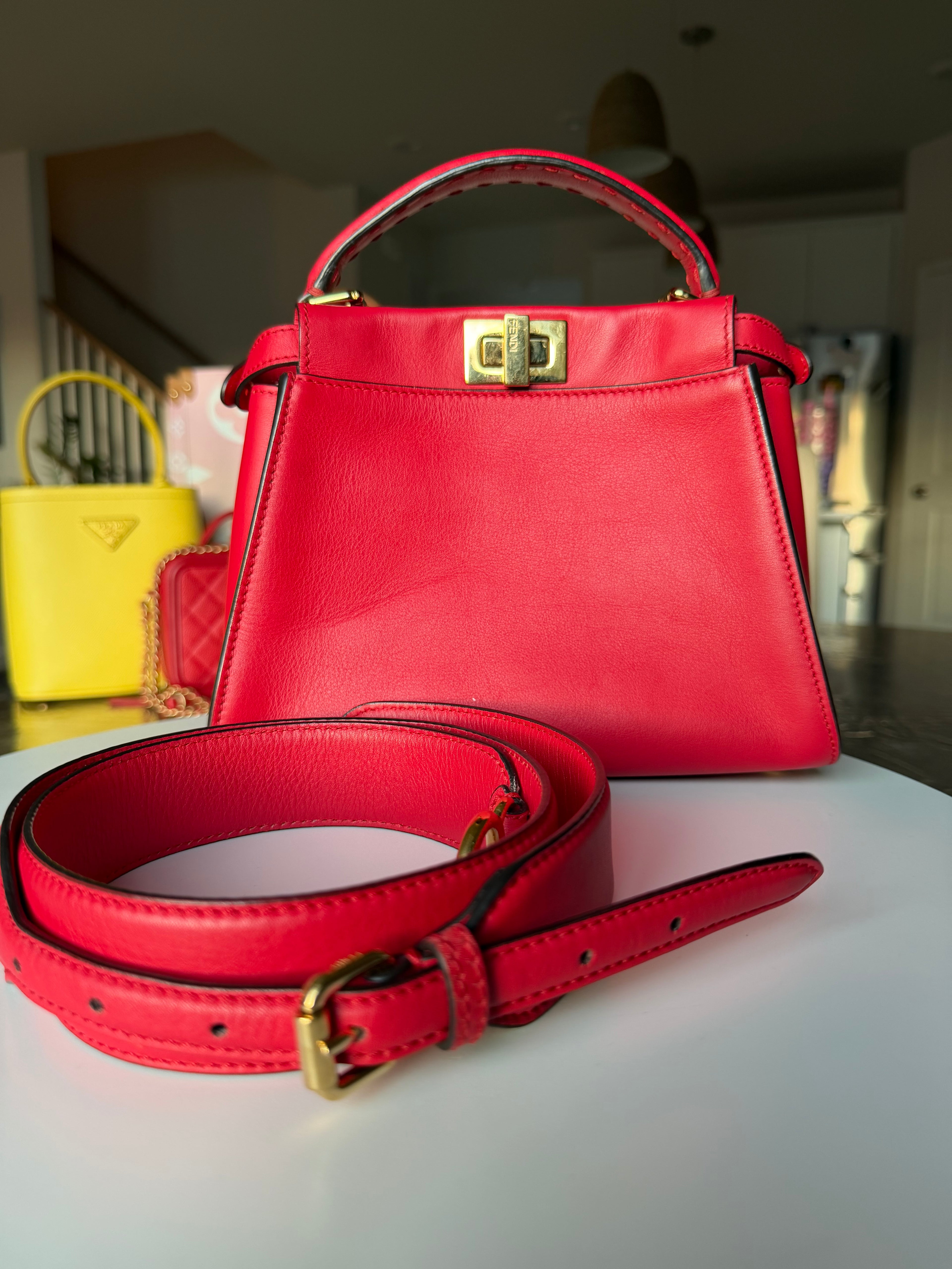 Fendi Peekaboo Red