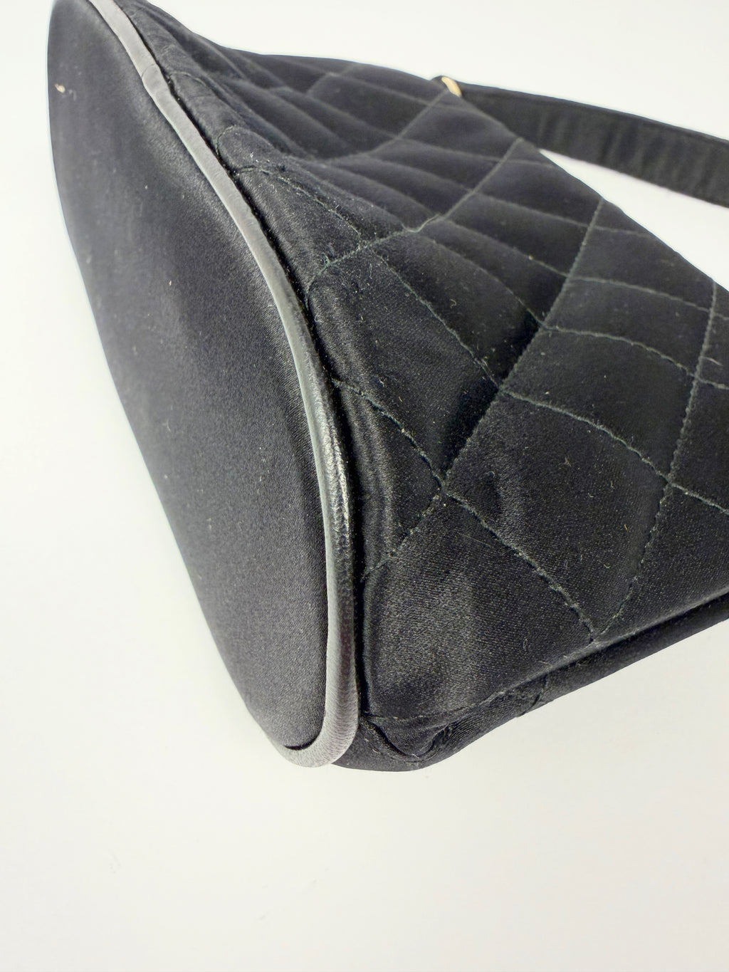 Chanel Quilted Satin Kisslock