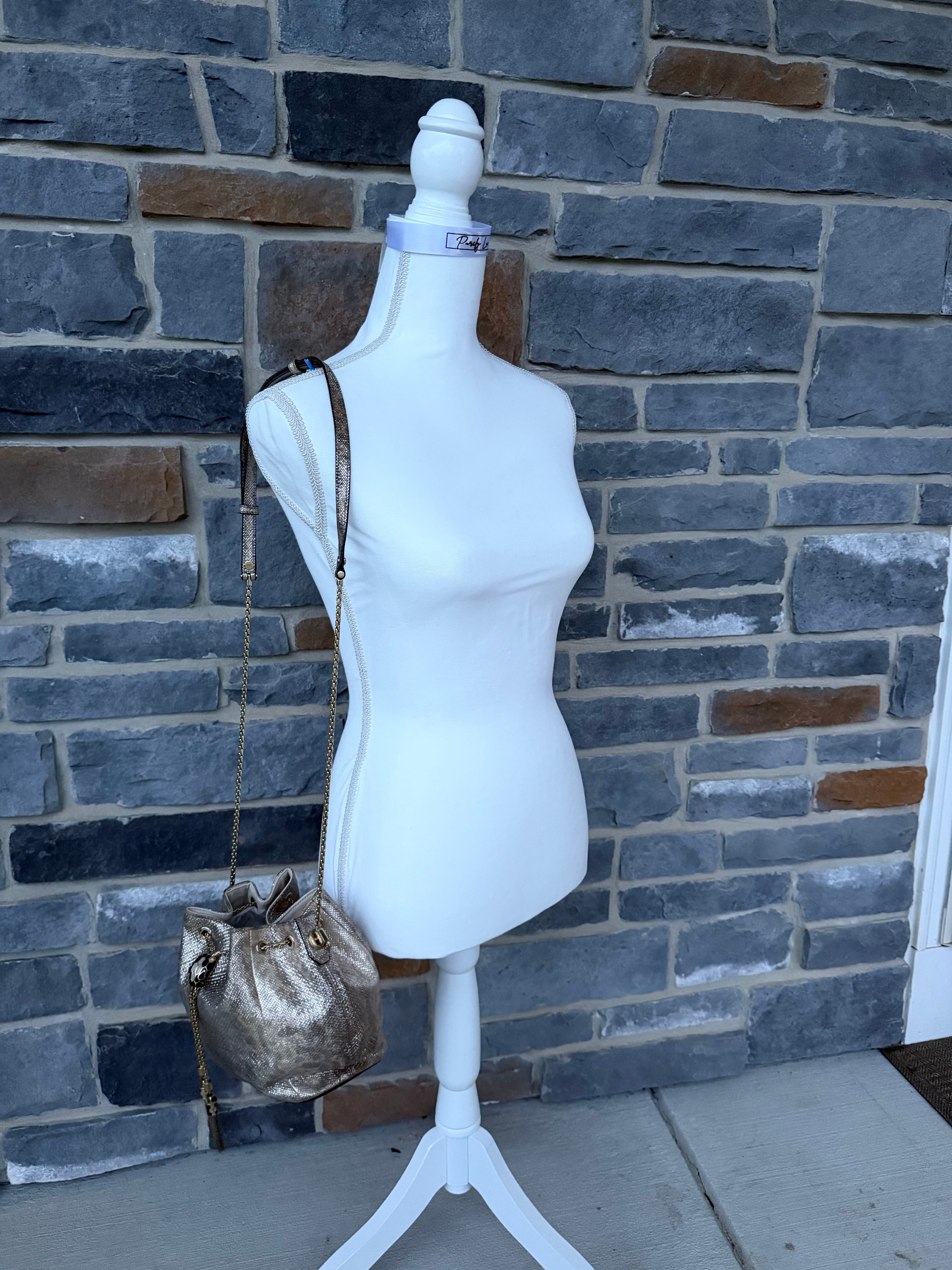 Bvlgari Bucket Bag Metallic
