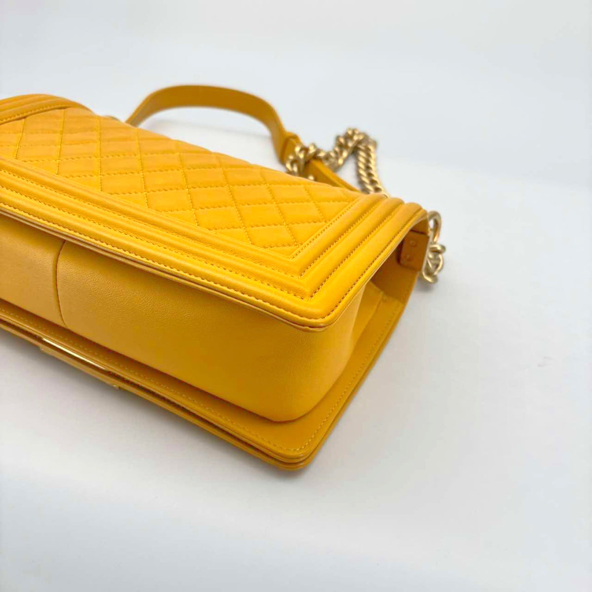 Chanel Medium Lambskin Yellow