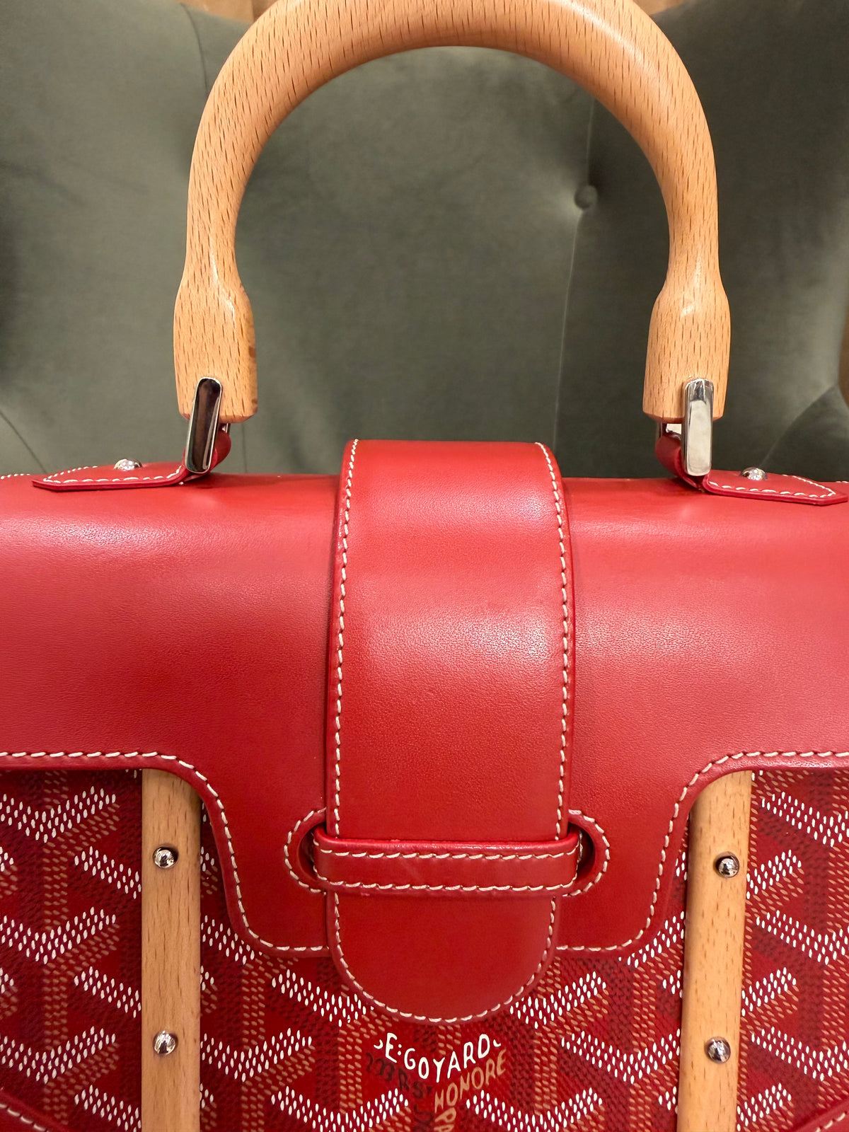 Goyard Mini Saigon Red