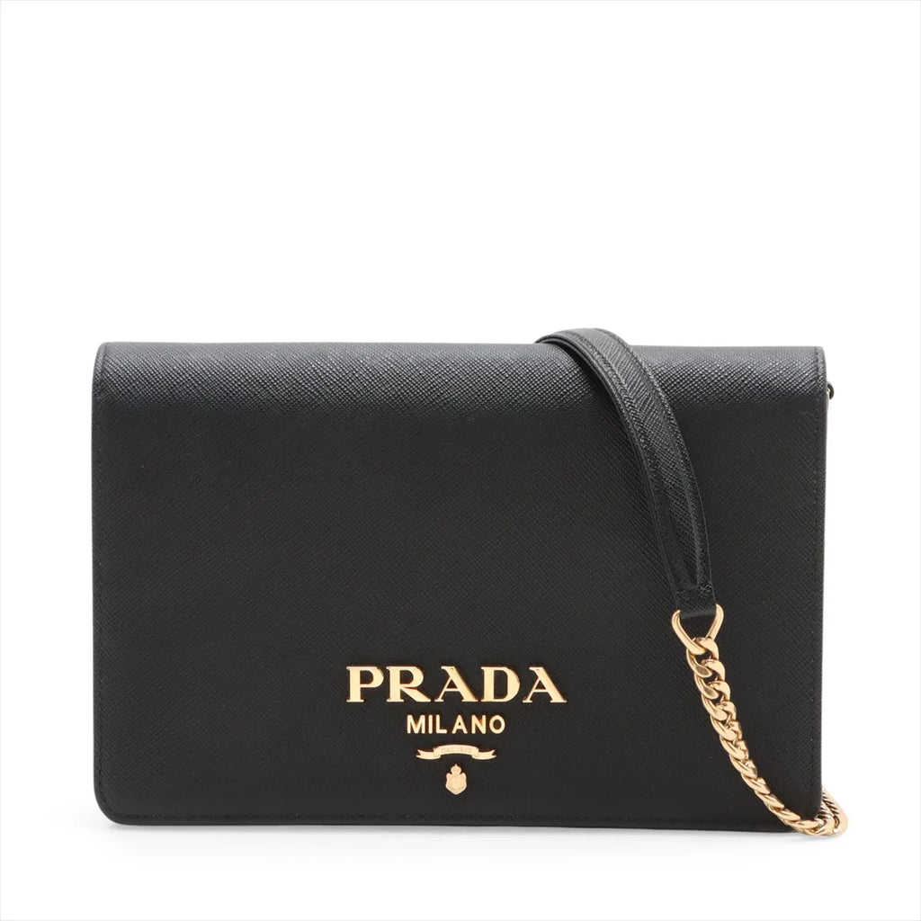 Prada Saffiano Leather Mini Bag Black