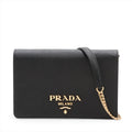Prada Saffiano Leather Mini Bag Black