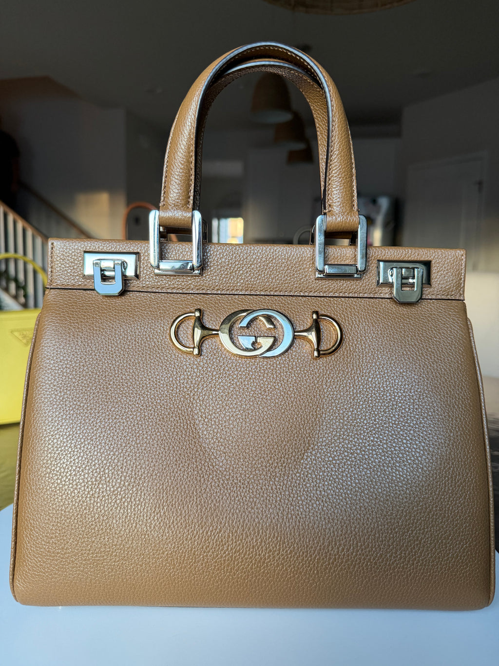 Gucci Two Toned Top Handle