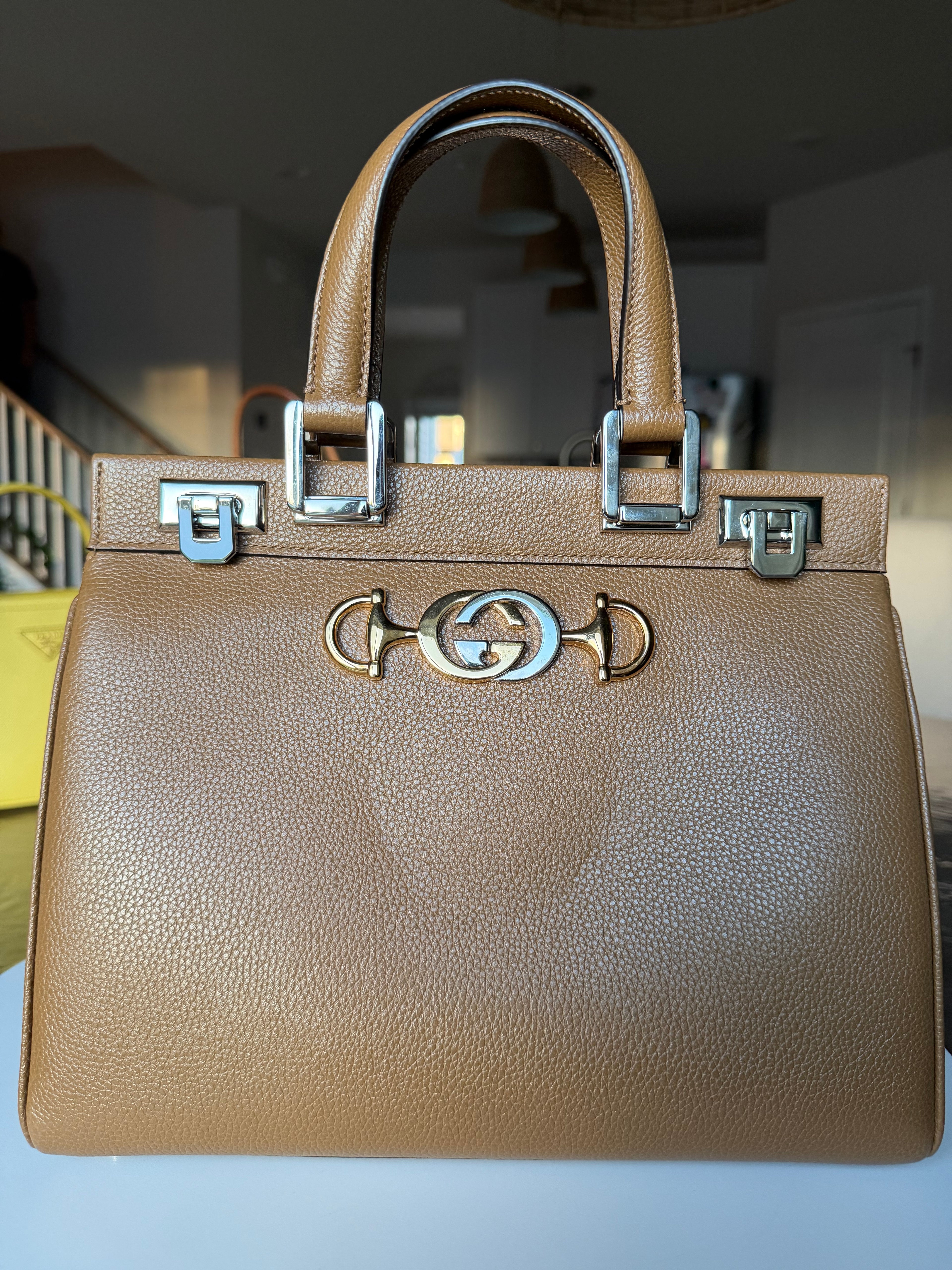 Gucci Two Toned Top Handle