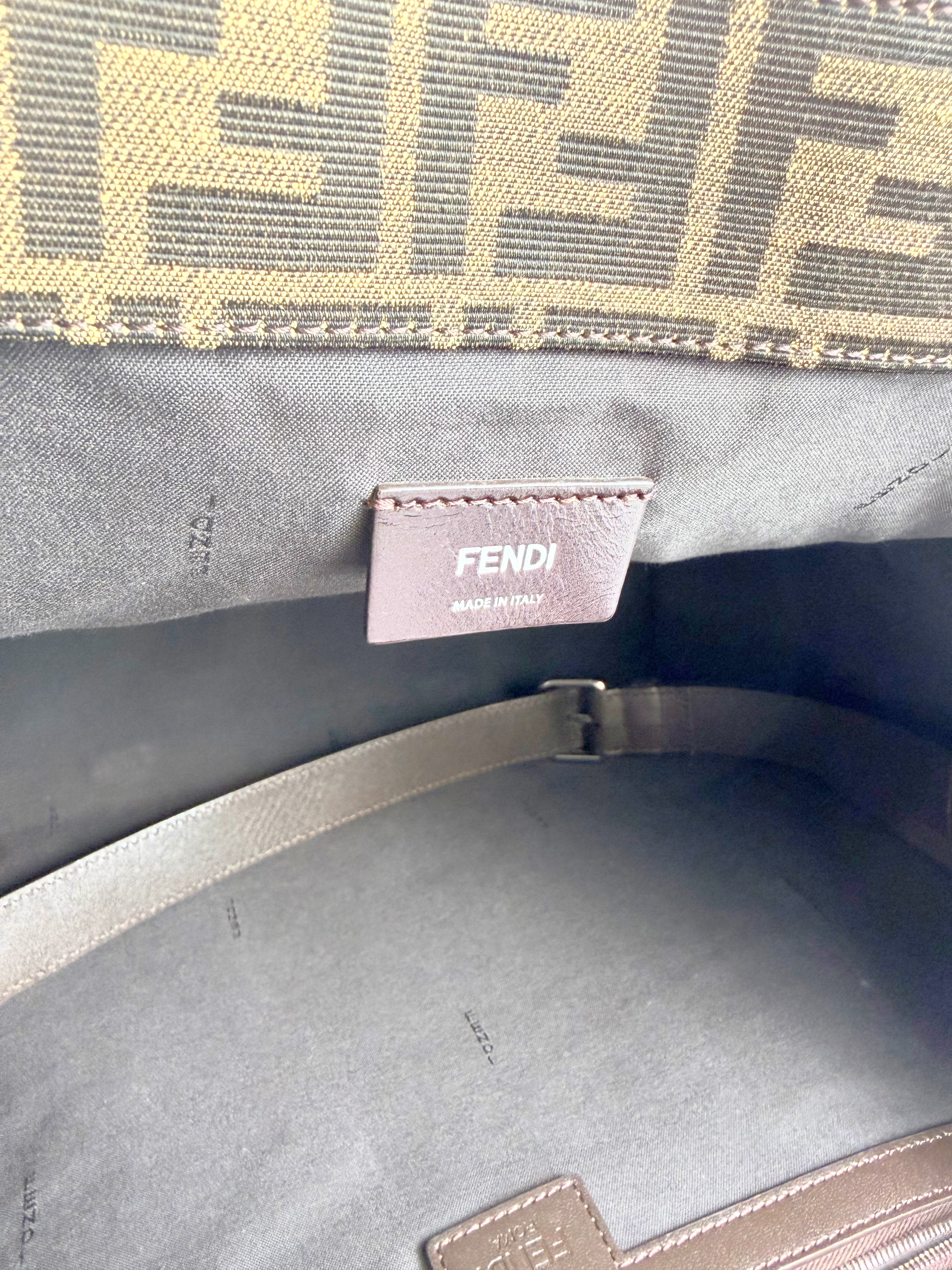 Fendi Zucca Tote Crossbody