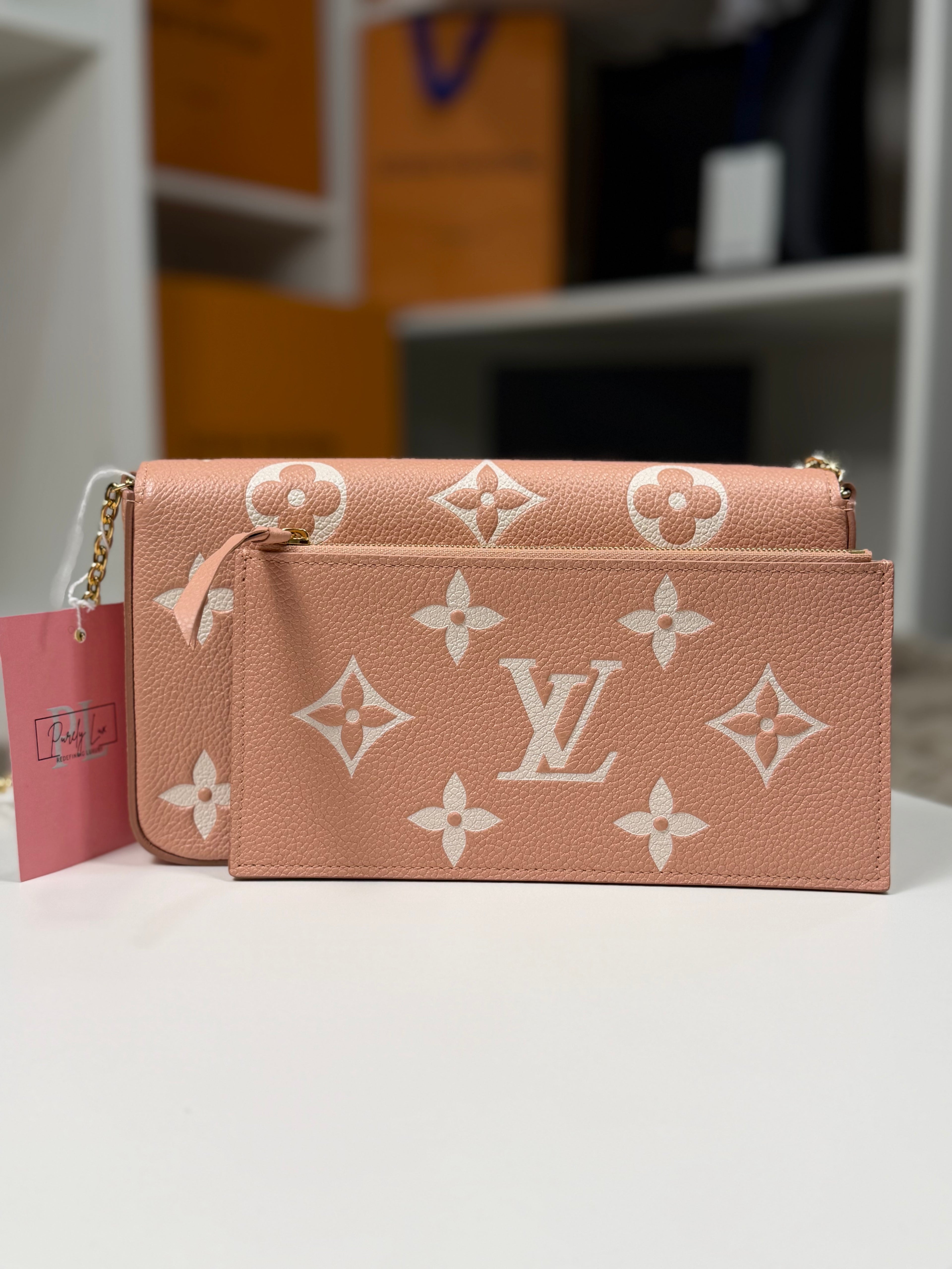 Louis Vuitton Felicie Bi Color