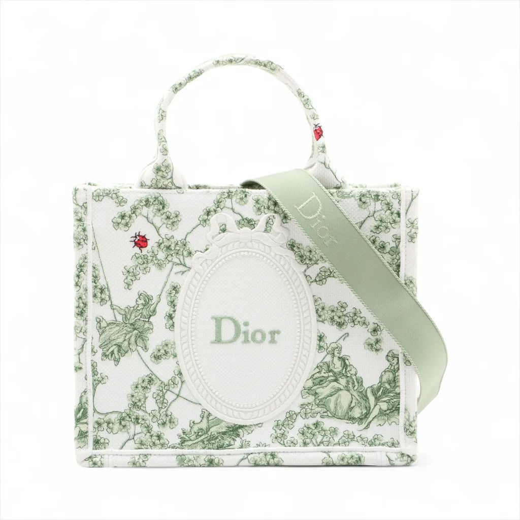 Christian Dior Book Tote With Strap