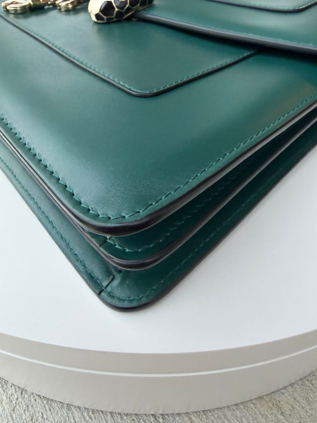 Bvlgari Green Top Handle