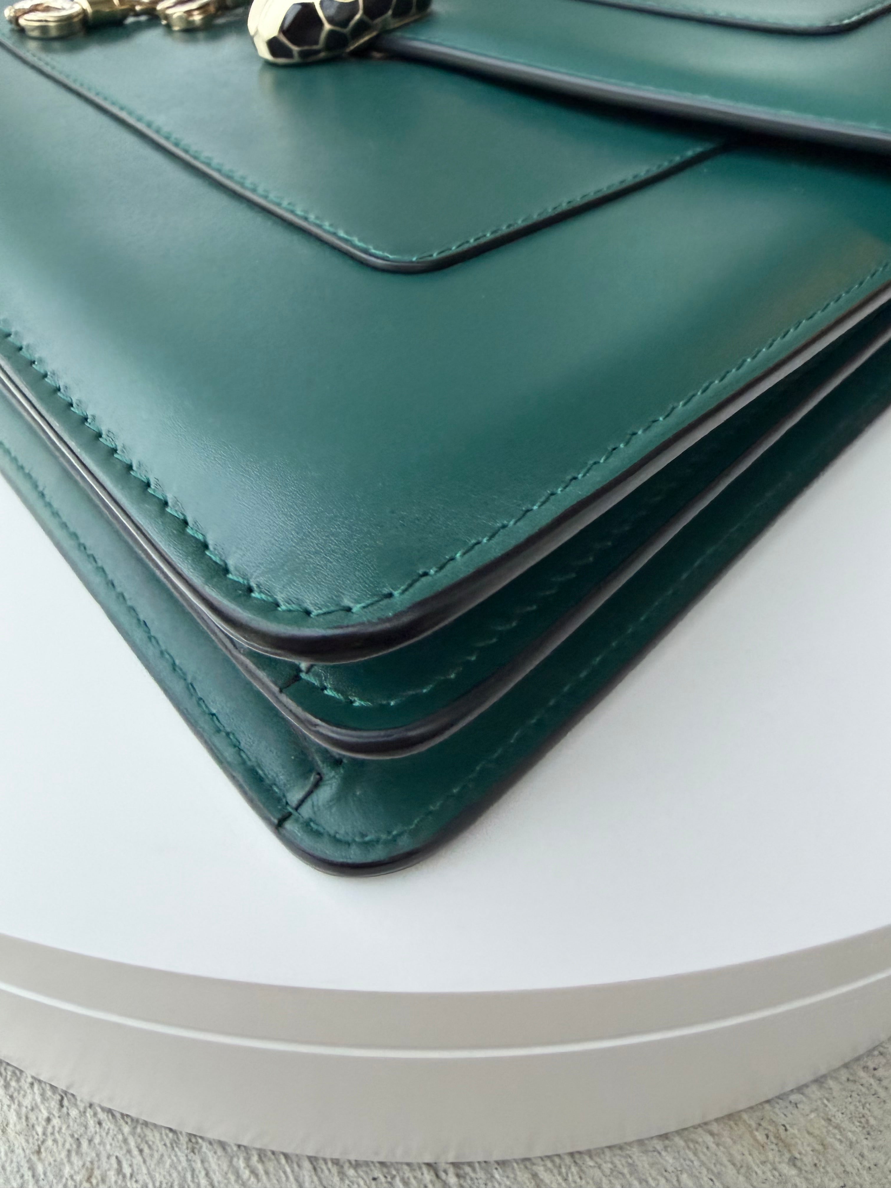 Bvlgari Green Top Handle