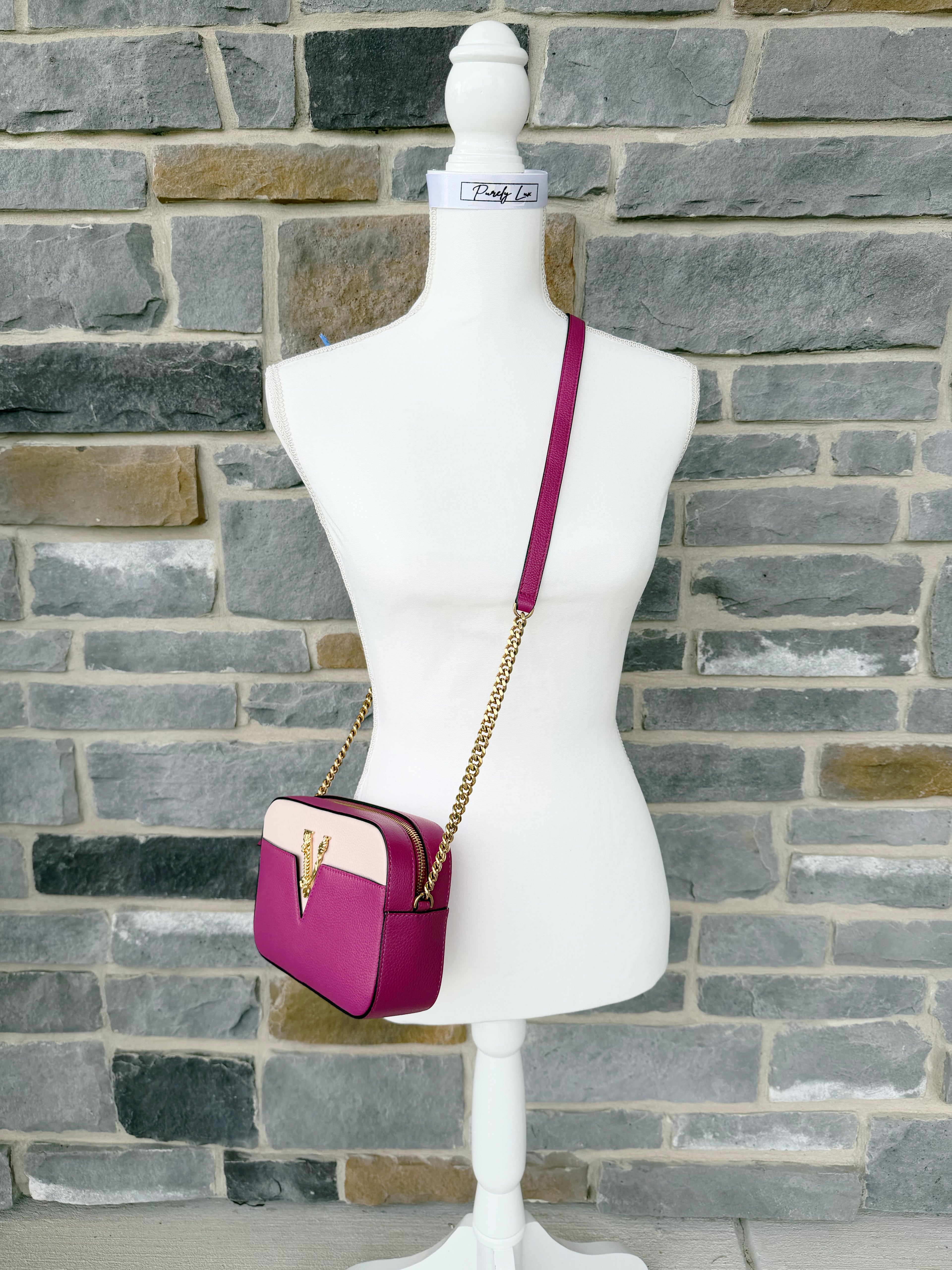 Versace Pink Camera Bag