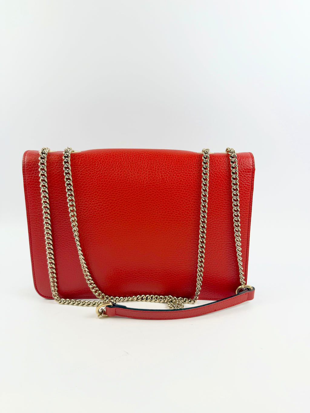 Gucci Interlocking Crossbody Red