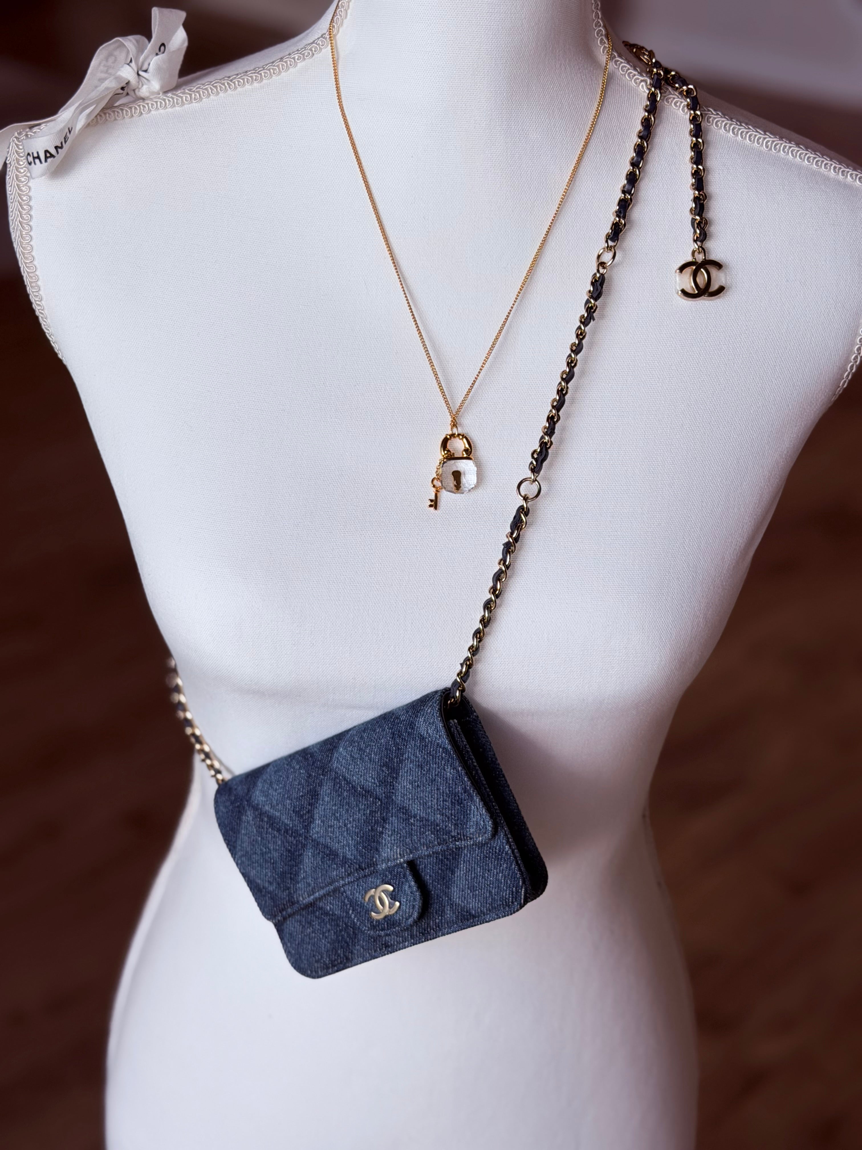 Chanel Denim Waist Bag