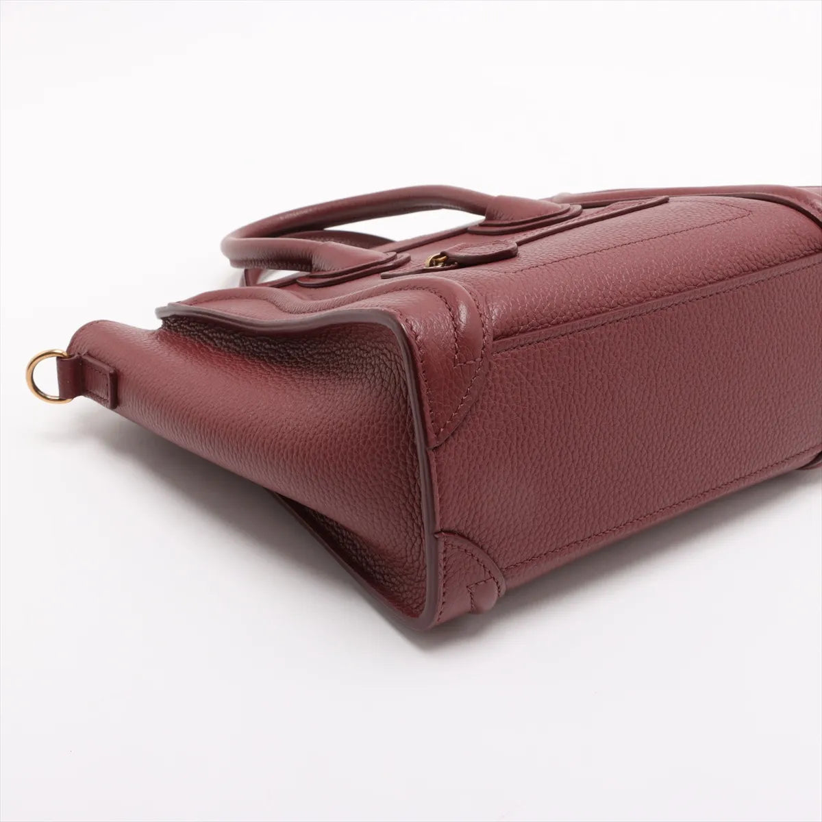 Celine Nano Luggage Shopper Bordeaux