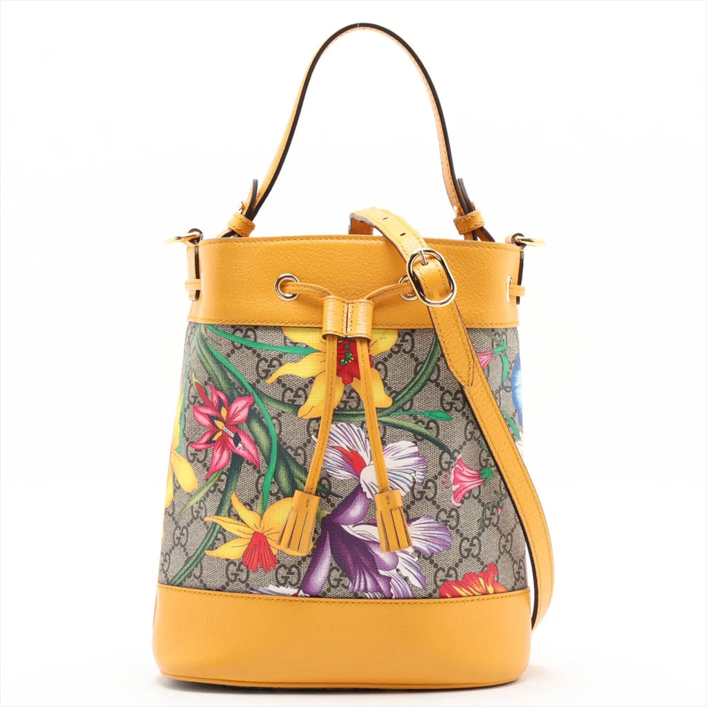 Gucci Floral Bucket/Crossbody