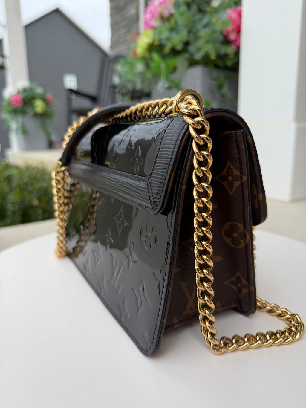 Louis Vuitton Patent Black Crossbody