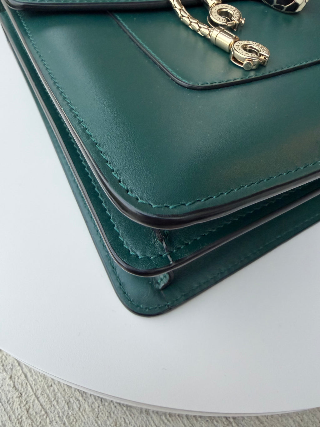 Bvlgari Green Top Handle