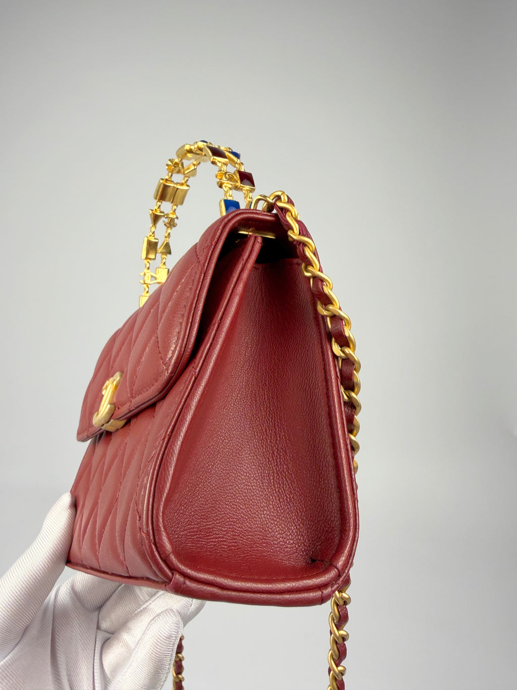 Chanel Enamel Top Handle