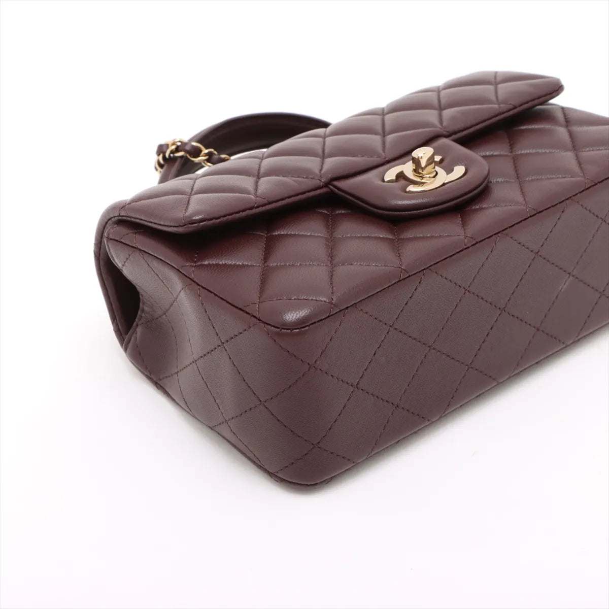 Chanel Brown Mini Top Handle