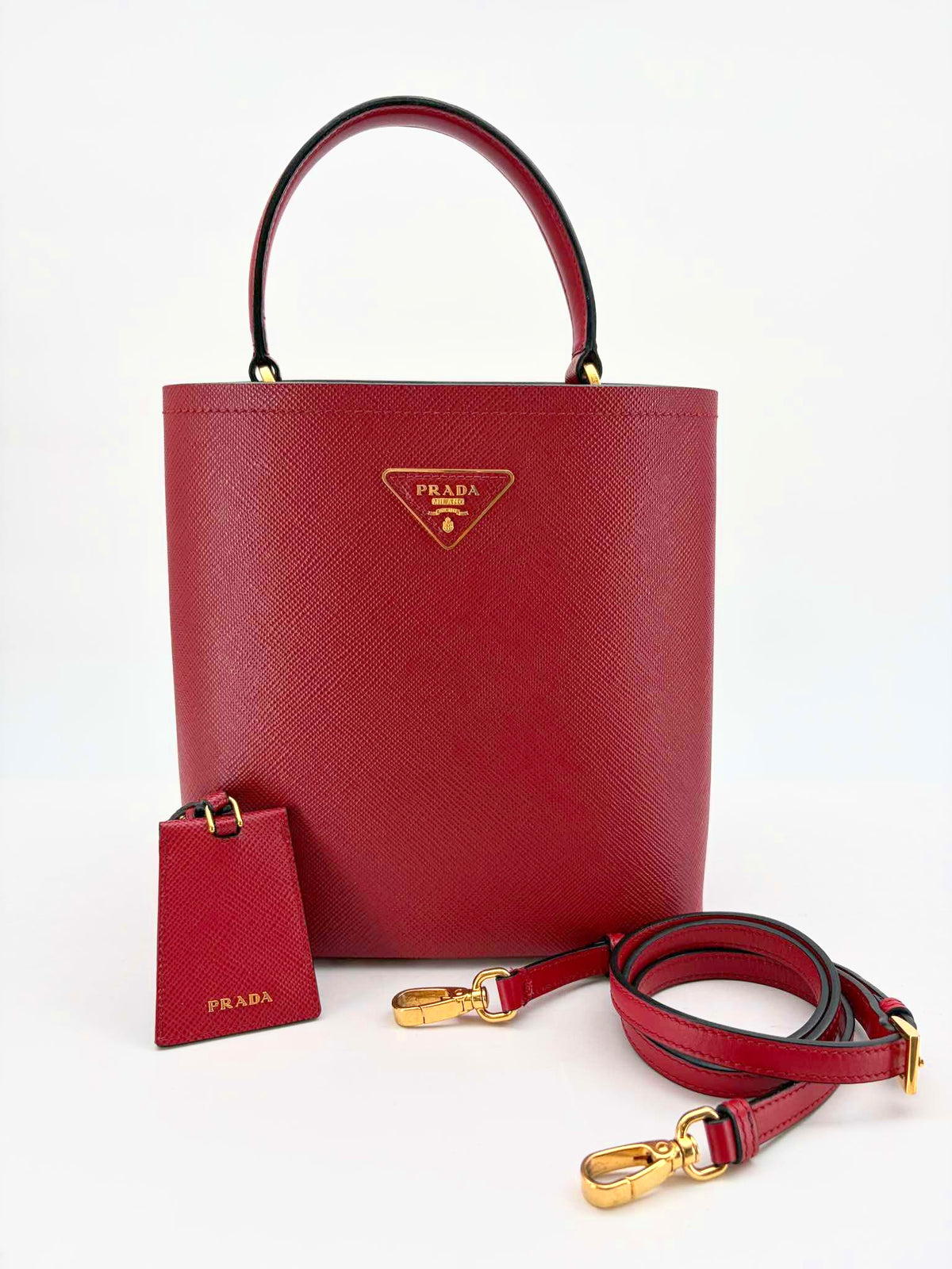 Prada Bucket Top Handle Crossbody
