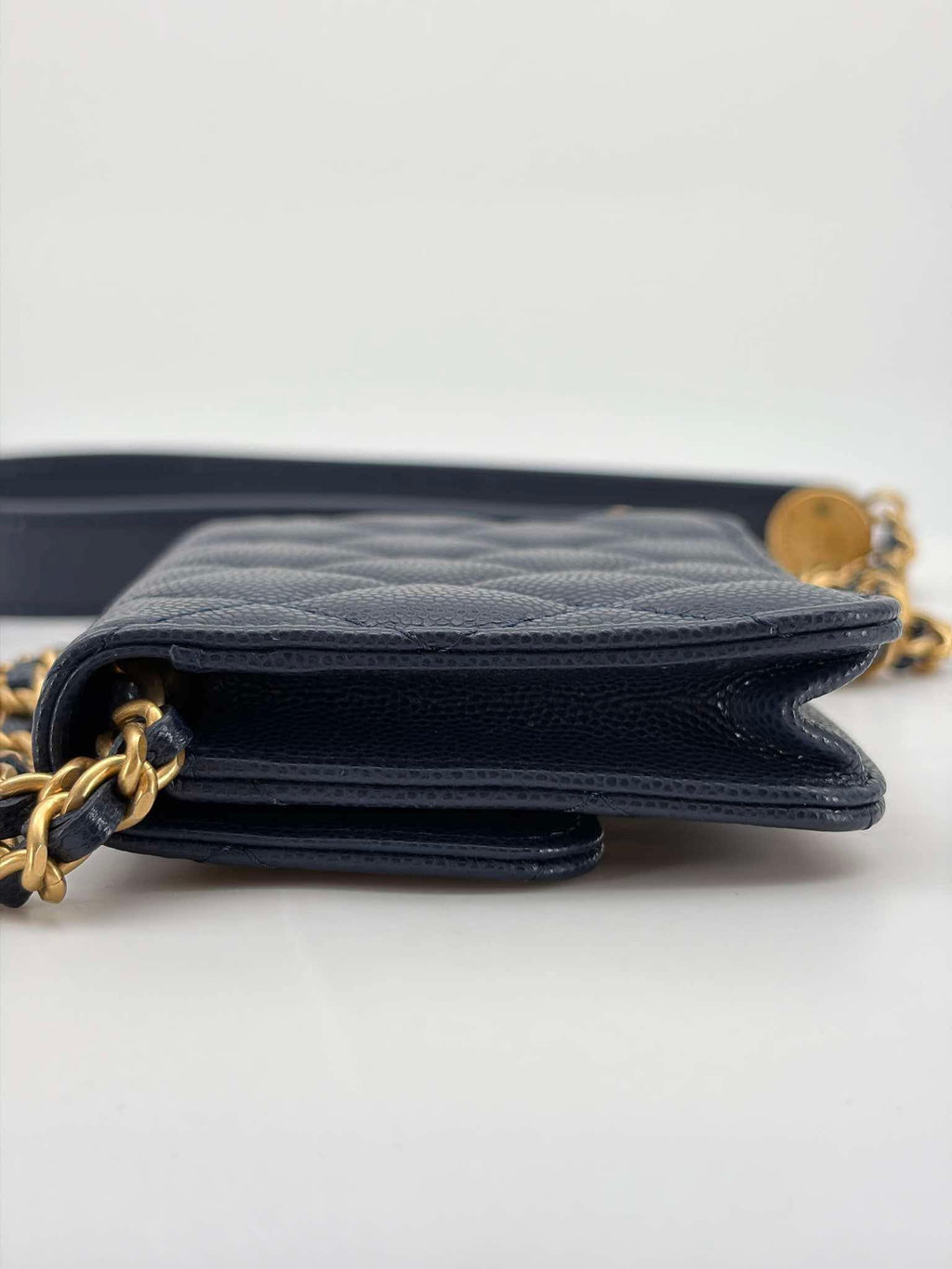 Chanel Navy Caviar Mini Crossbody