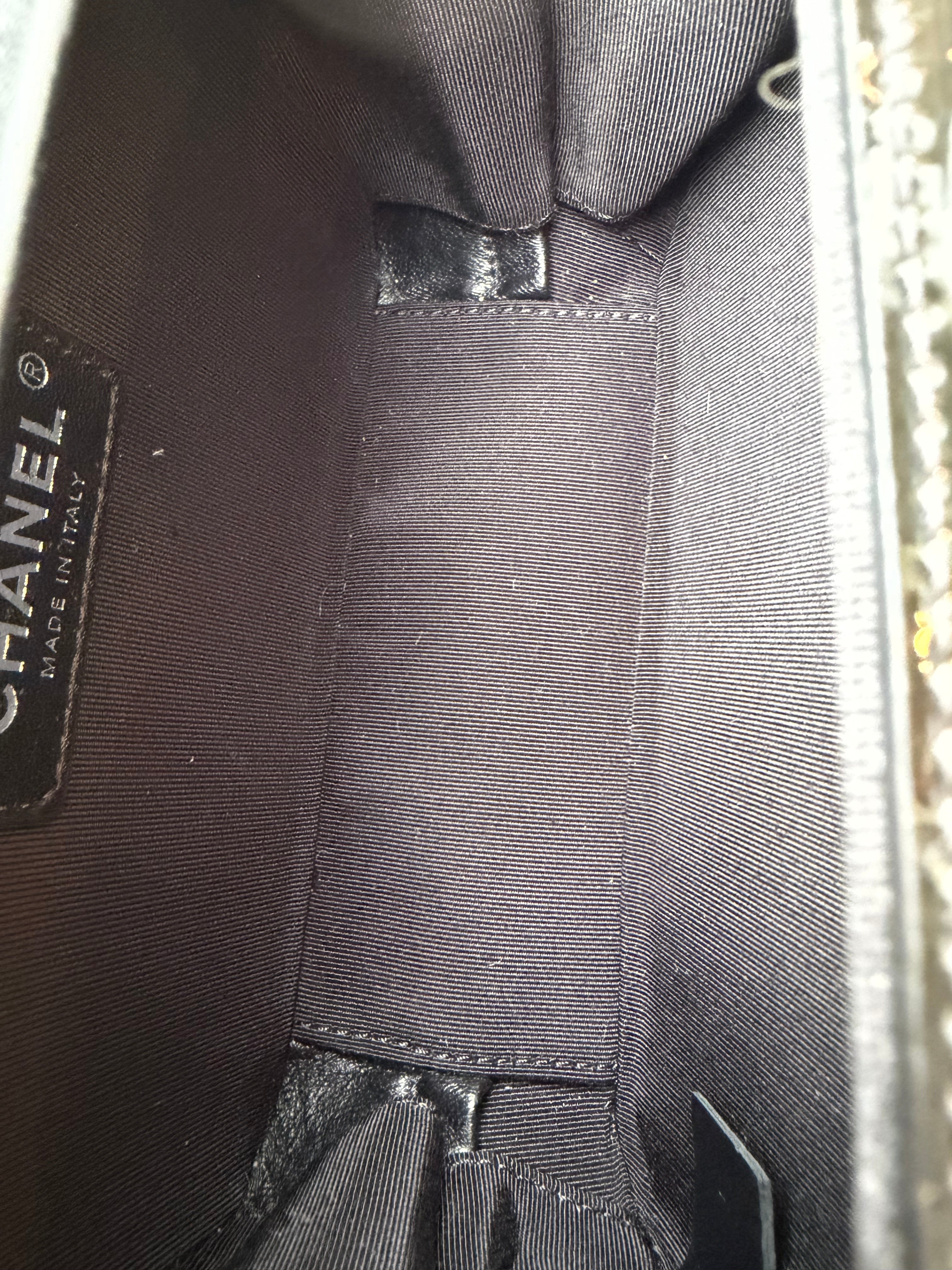 Chanel Crossbody Patent Black