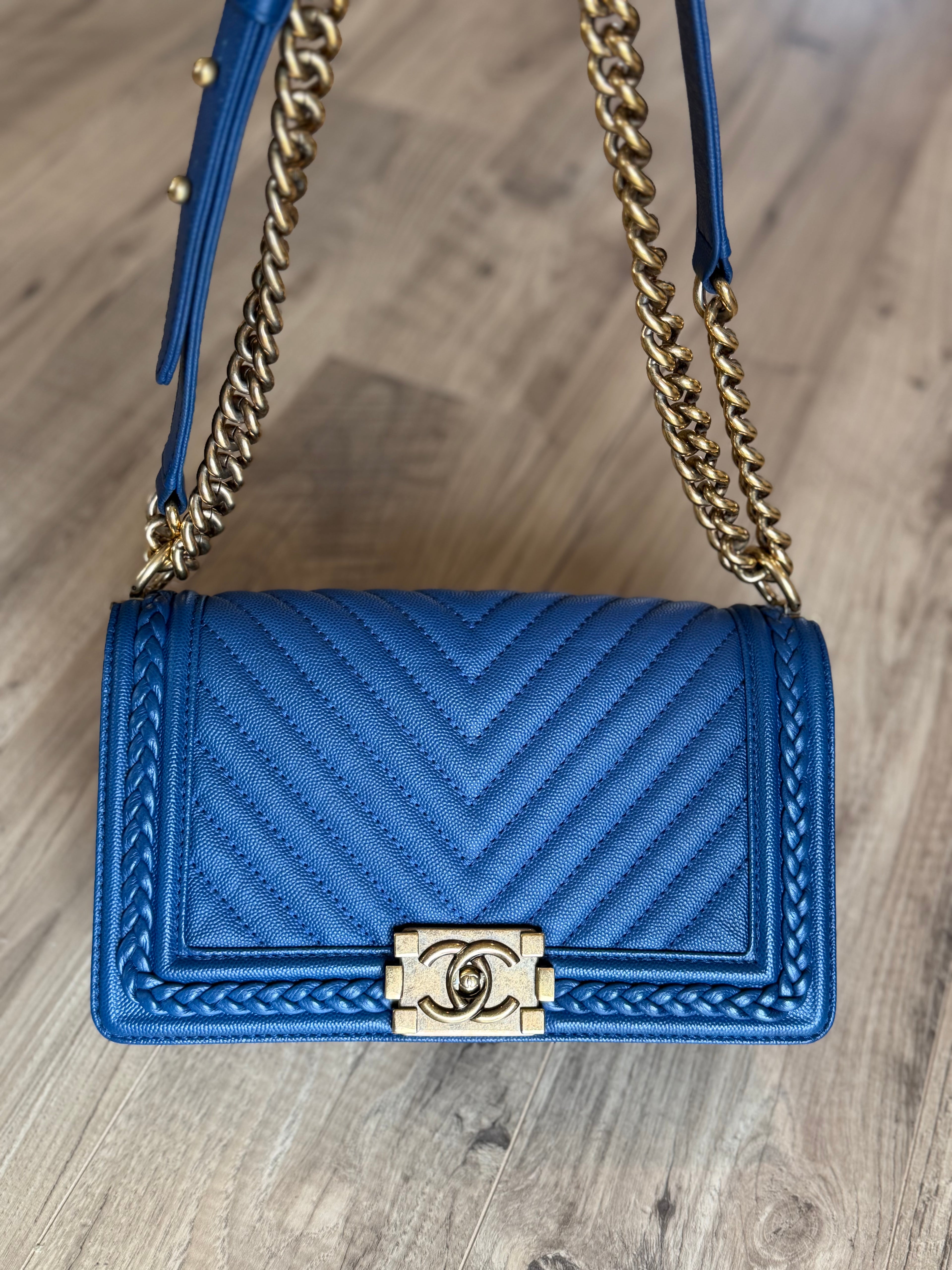 Chanel Caviar Boy Bag Medium