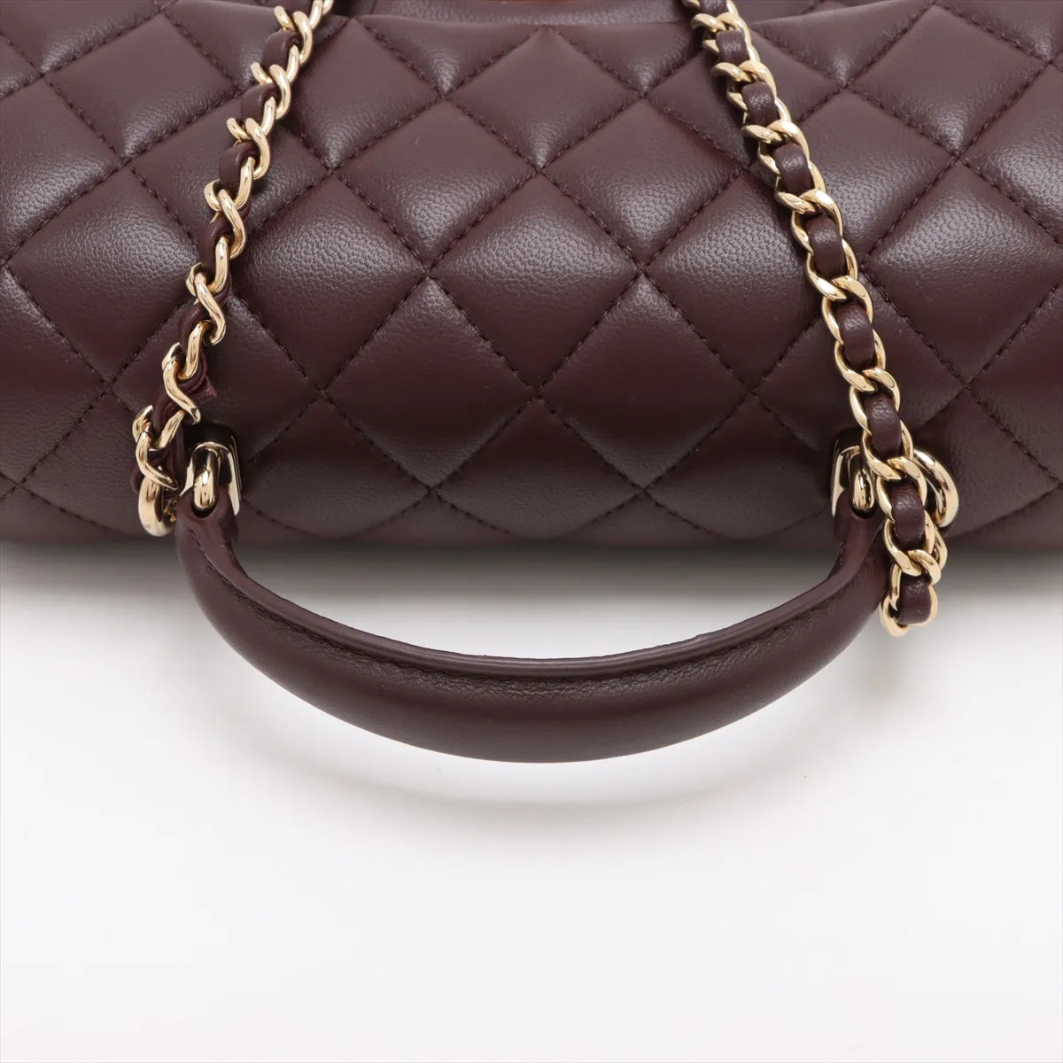 Chanel Brown Mini Top Handle