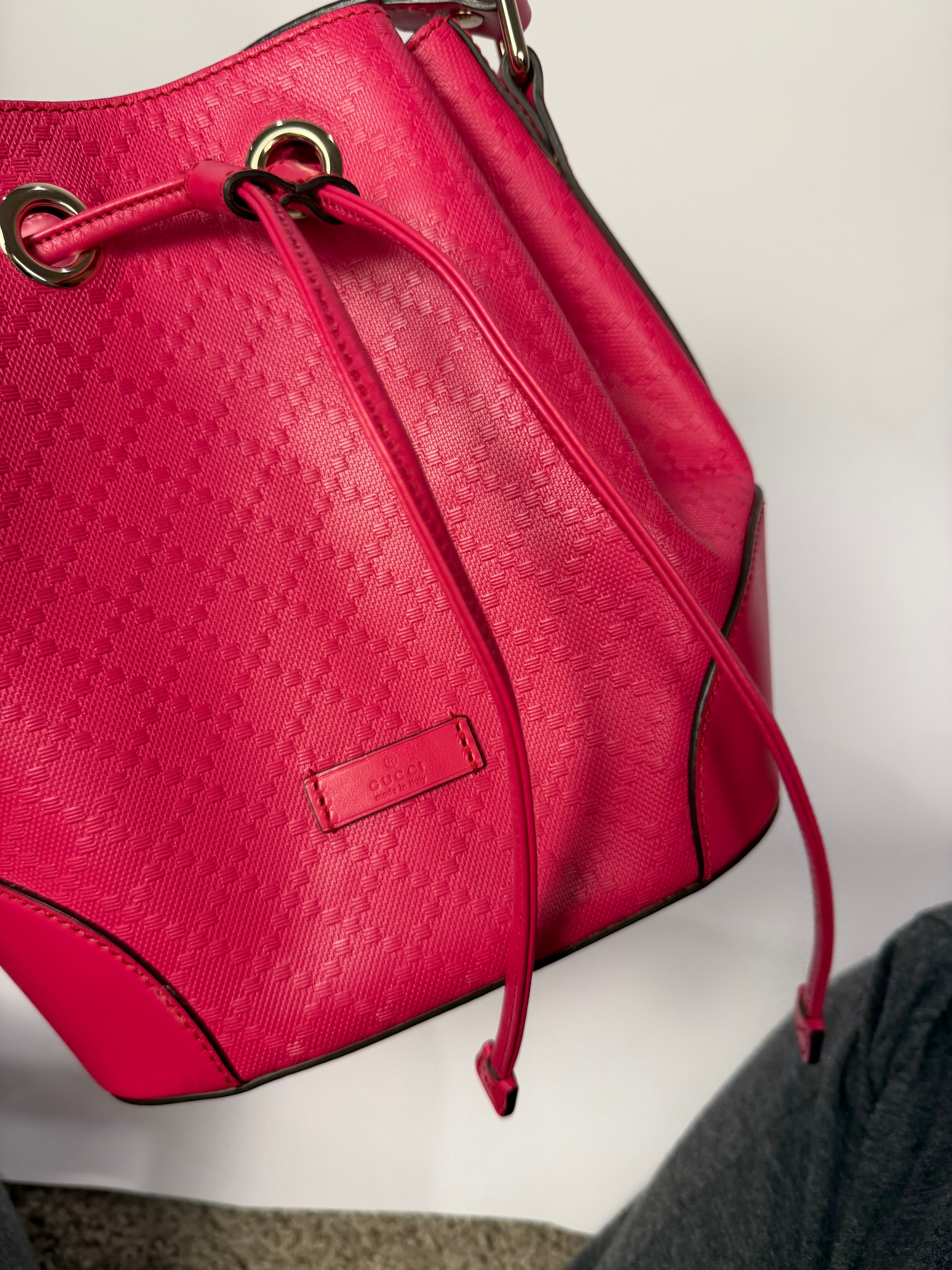 Gucci Bucket Bag Pink