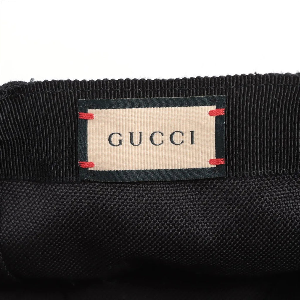 Gucci GG Cap Large Cotton & Polyester Black