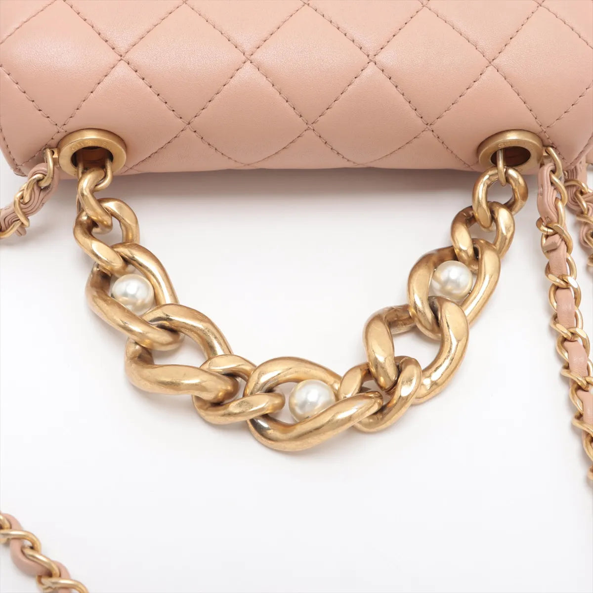 Chanel Pearl Chain Flap