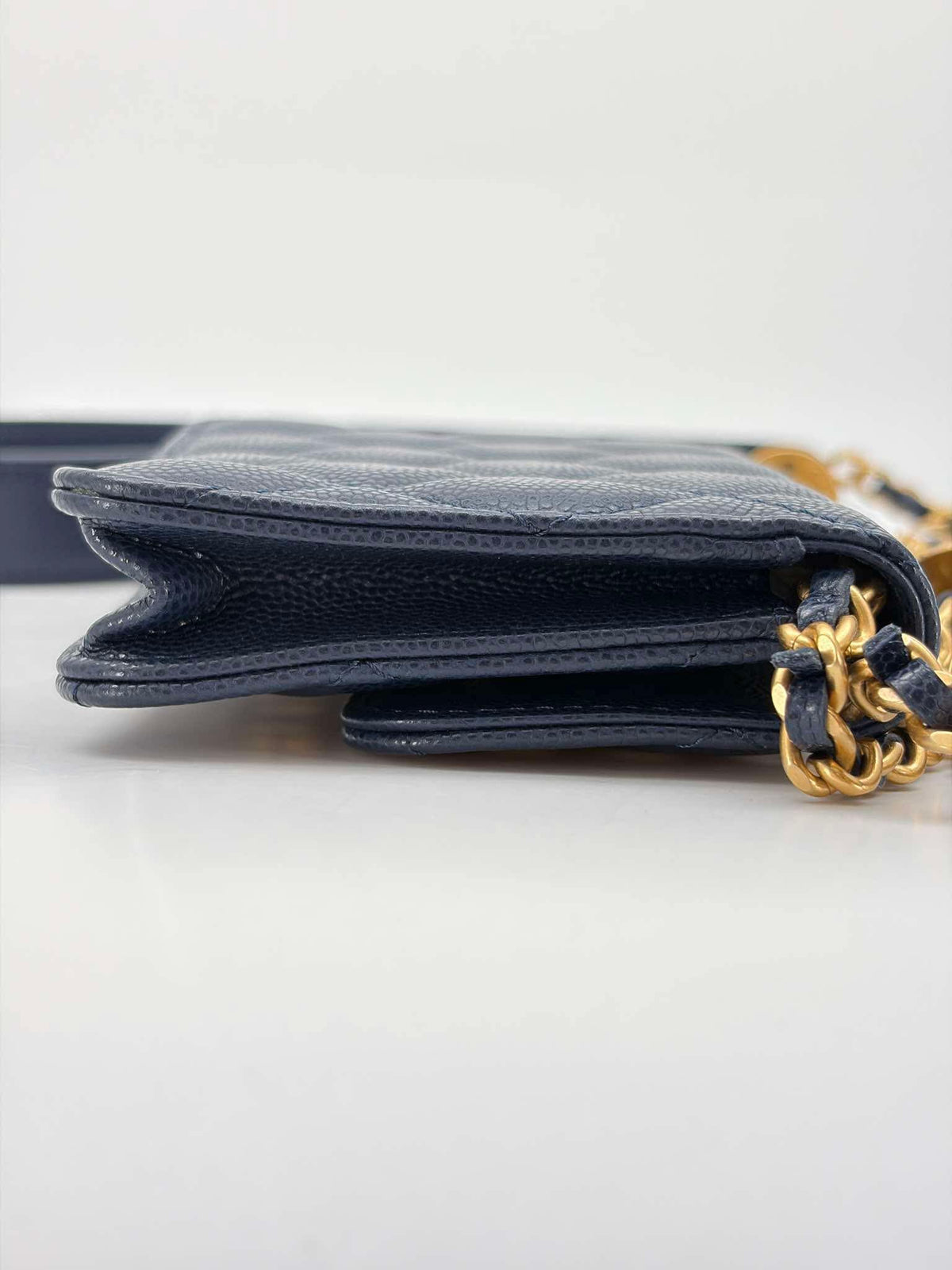 Chanel Navy Caviar Mini Crossbody