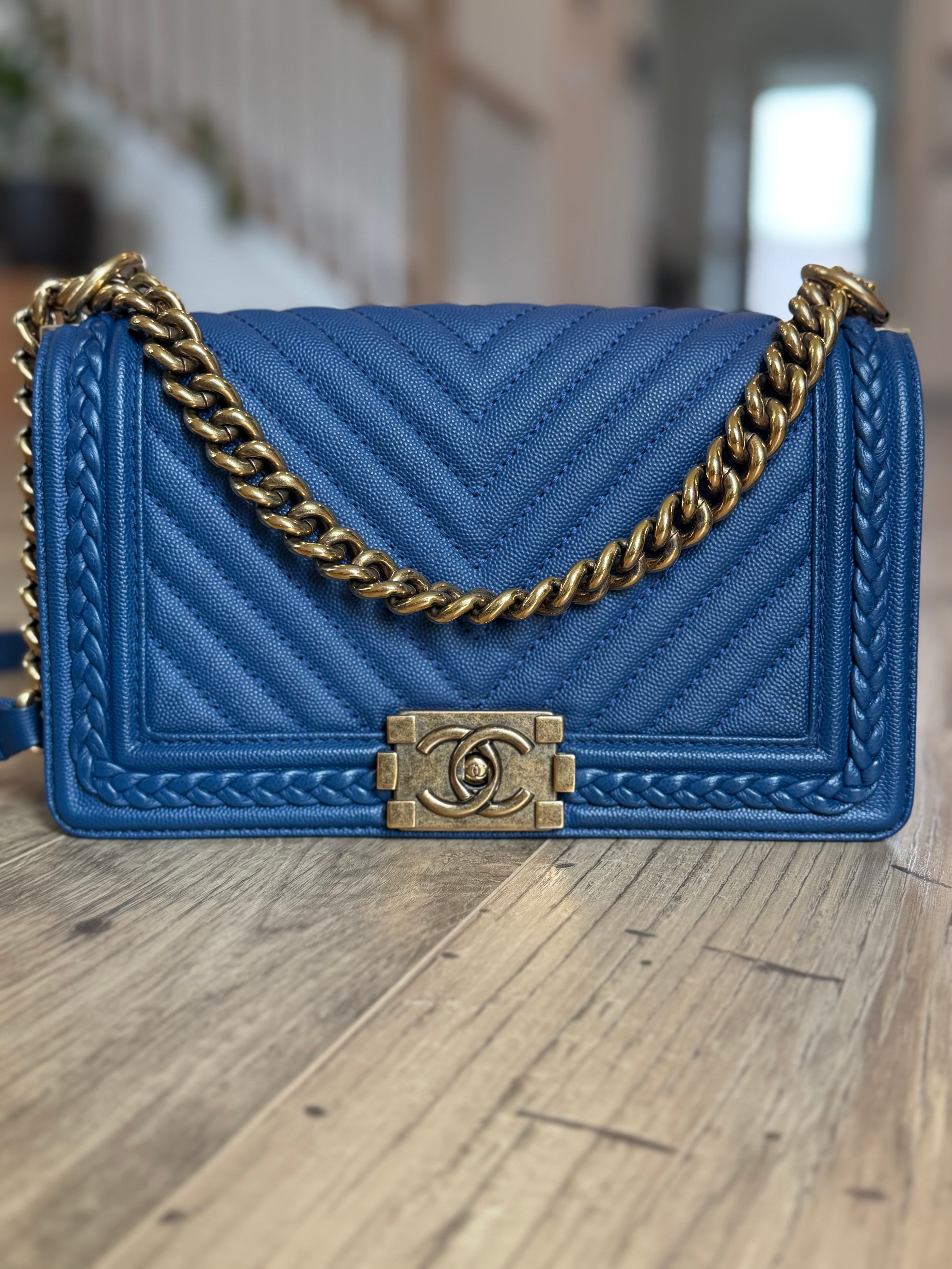 Chanel Caviar Boy Bag Medium