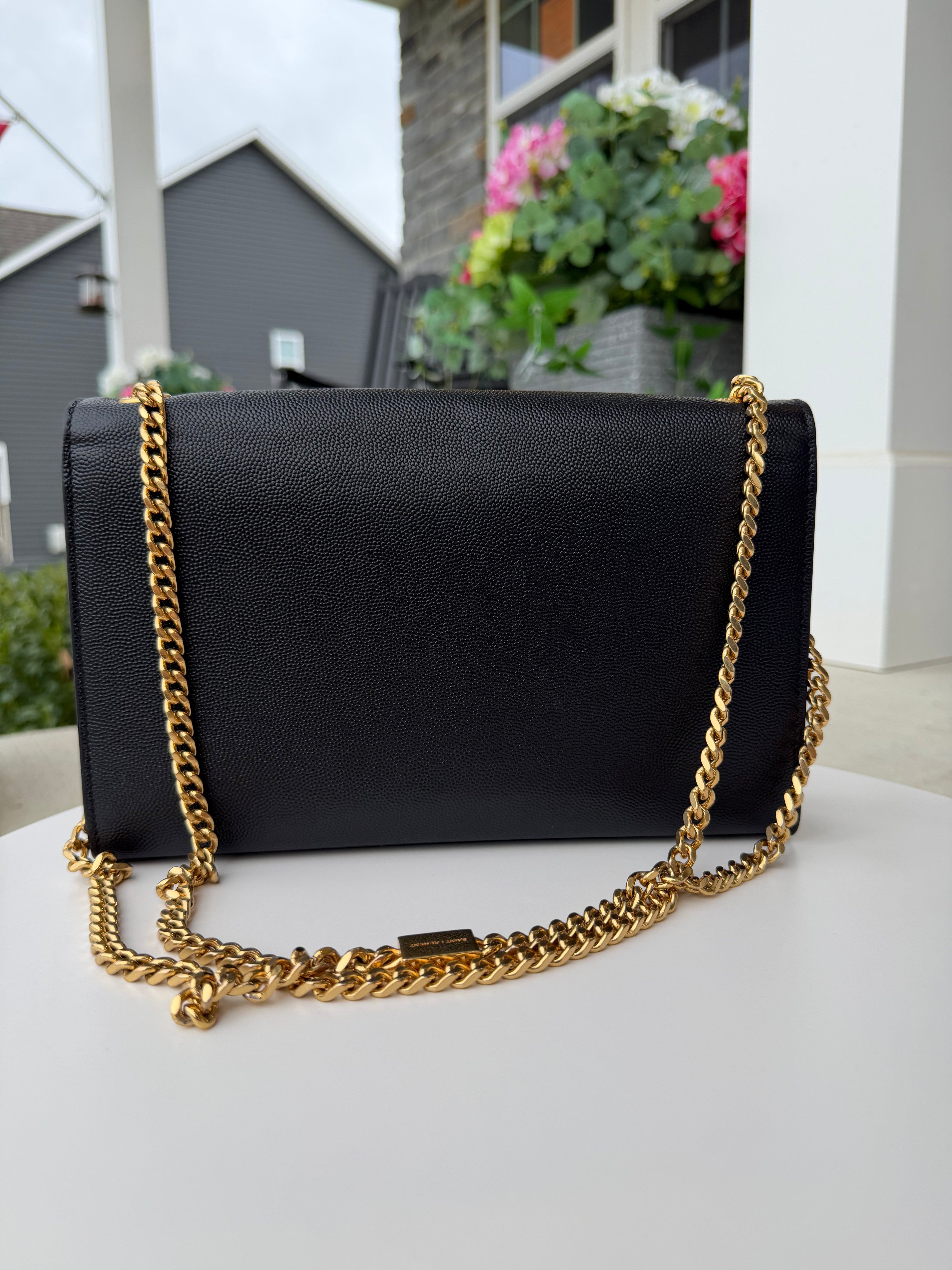 YSL Crossbody Black
