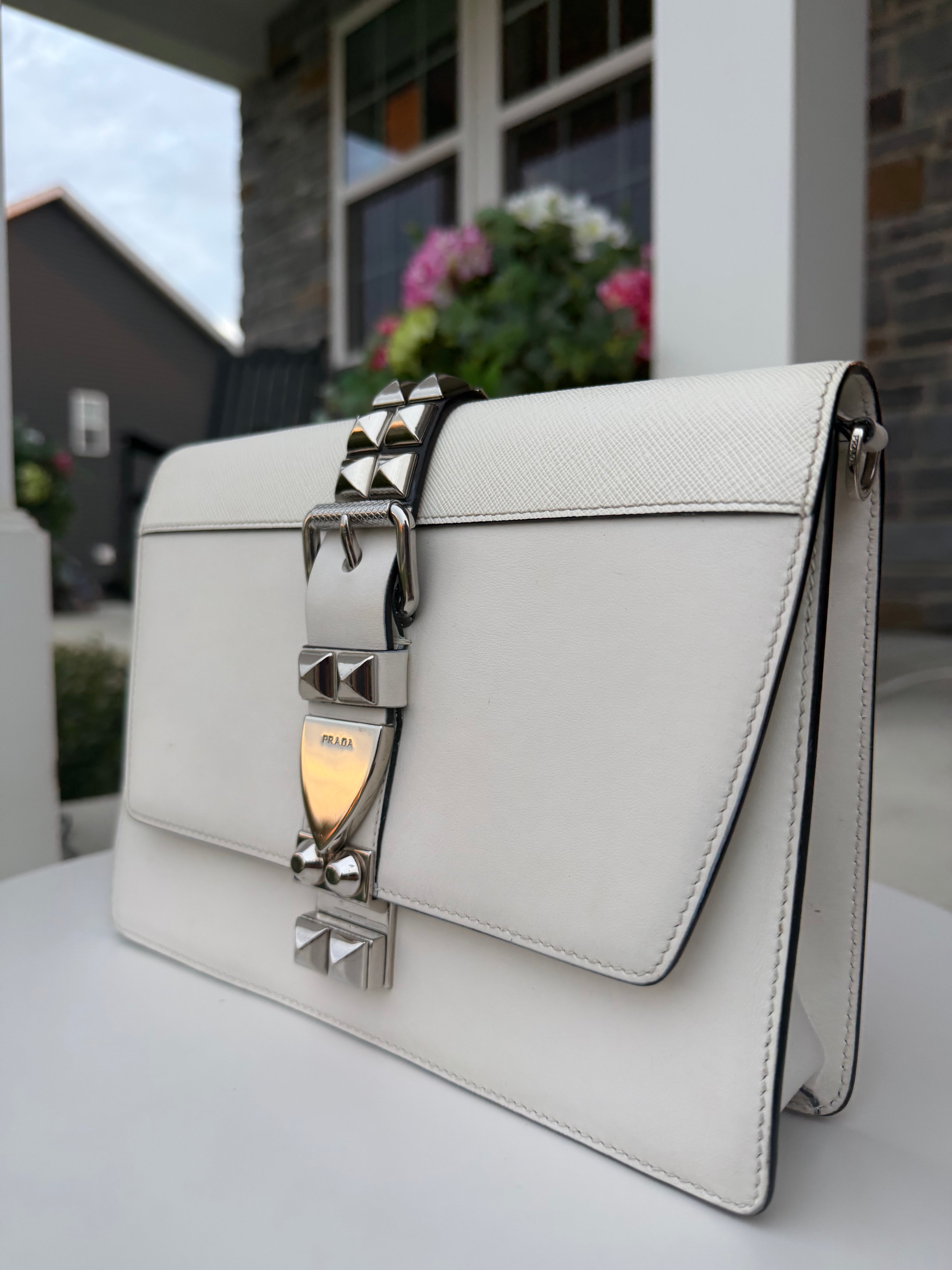 Prada White Crossbody