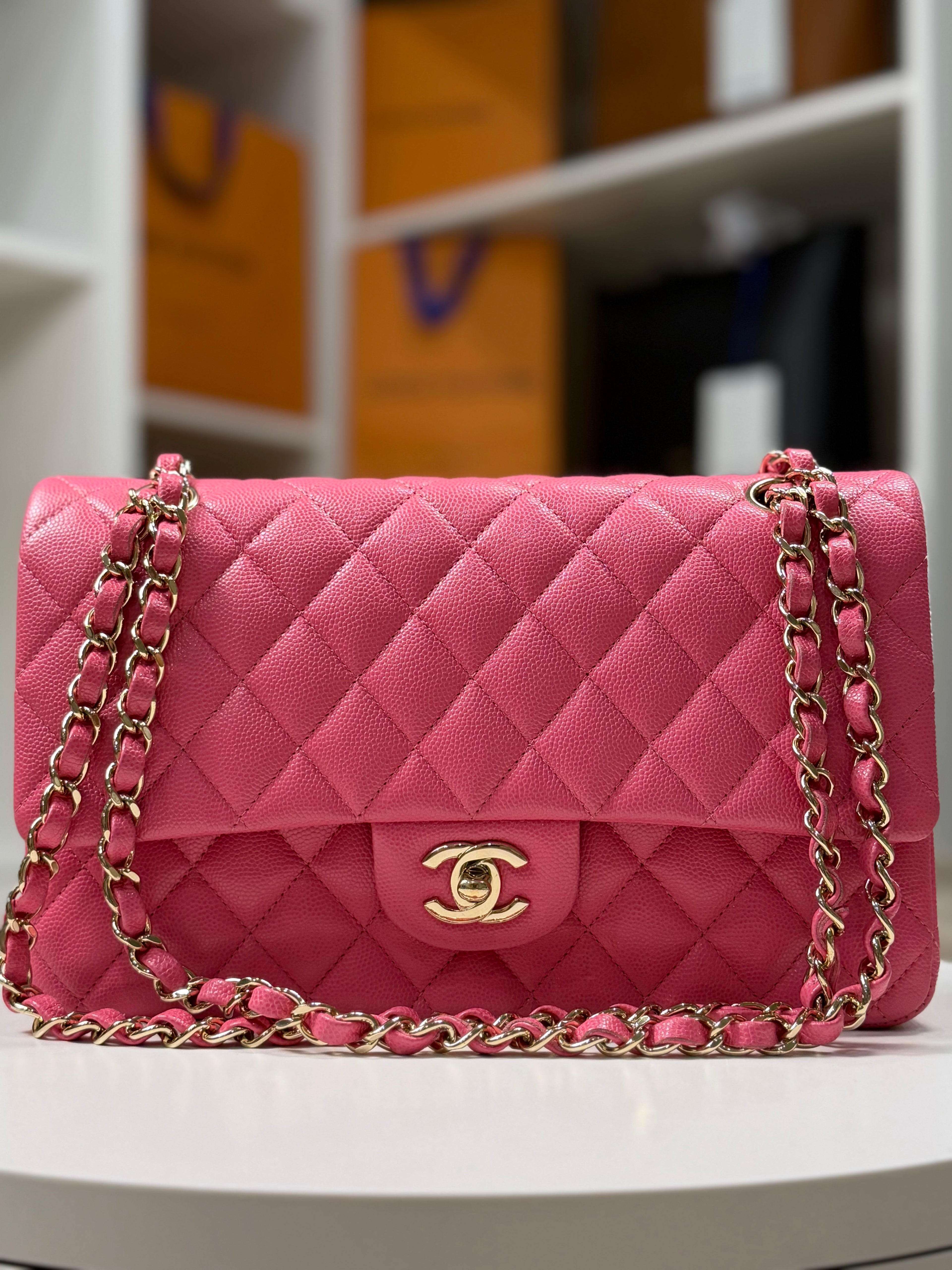 Chanel Medium Double Flap Caviar
