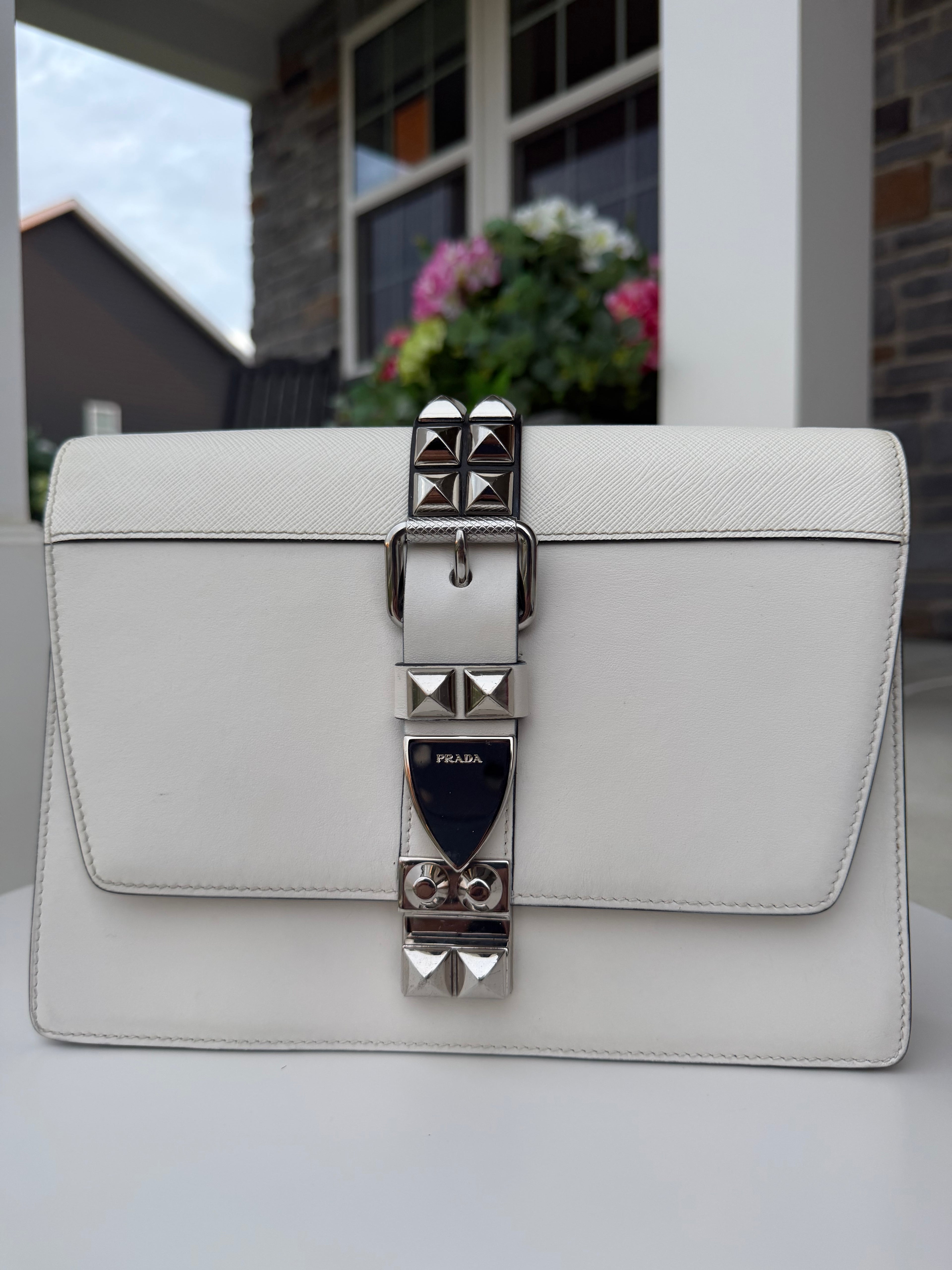Prada White Crossbody