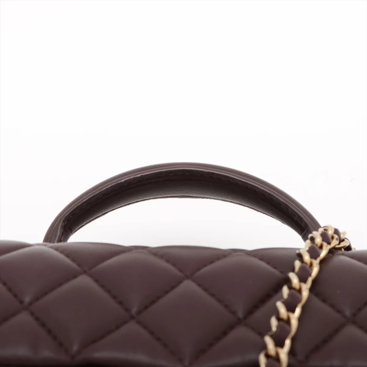 Chanel Brown Mini Top Handle
