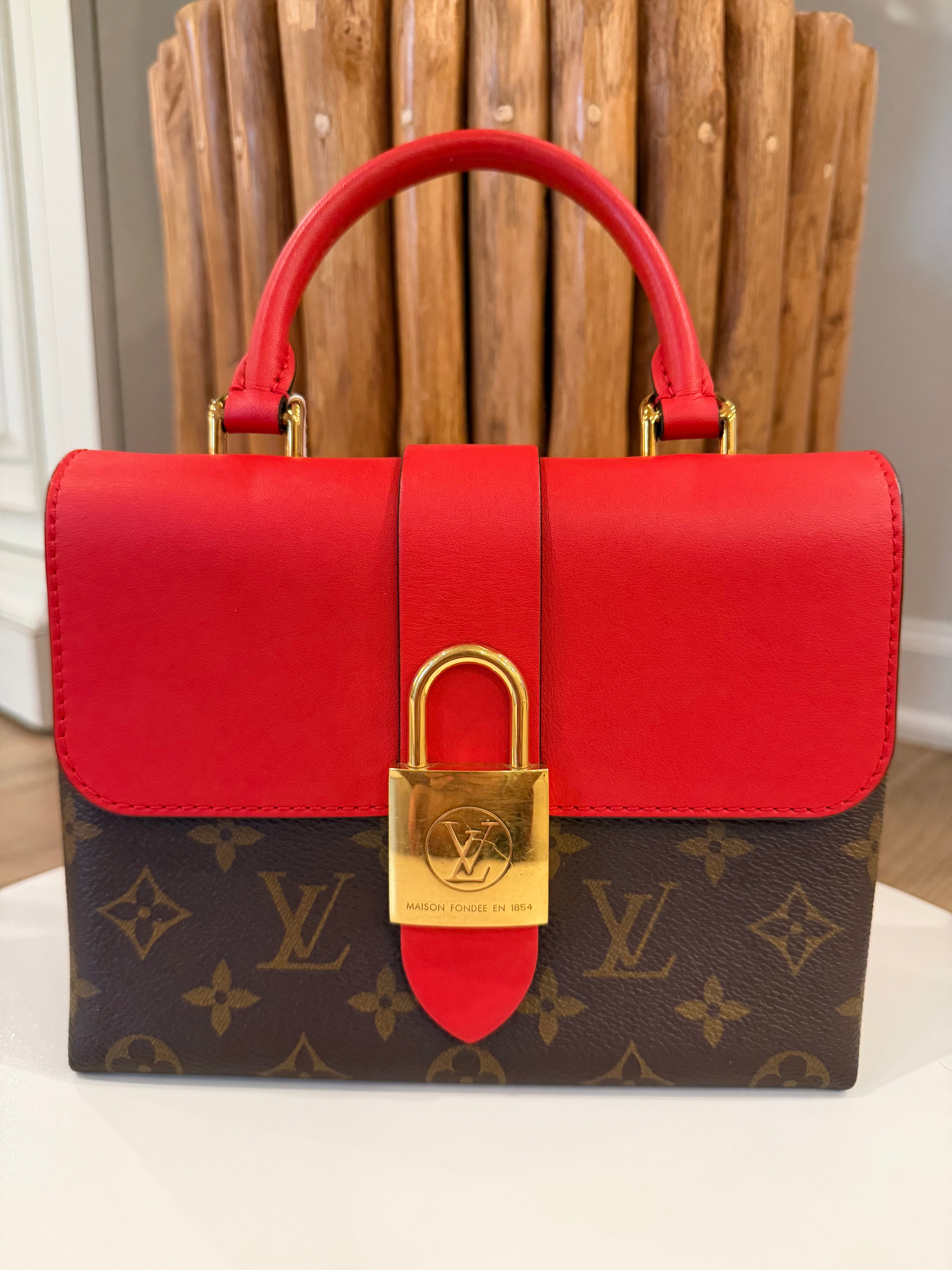 Louis Vuitton Red Locky