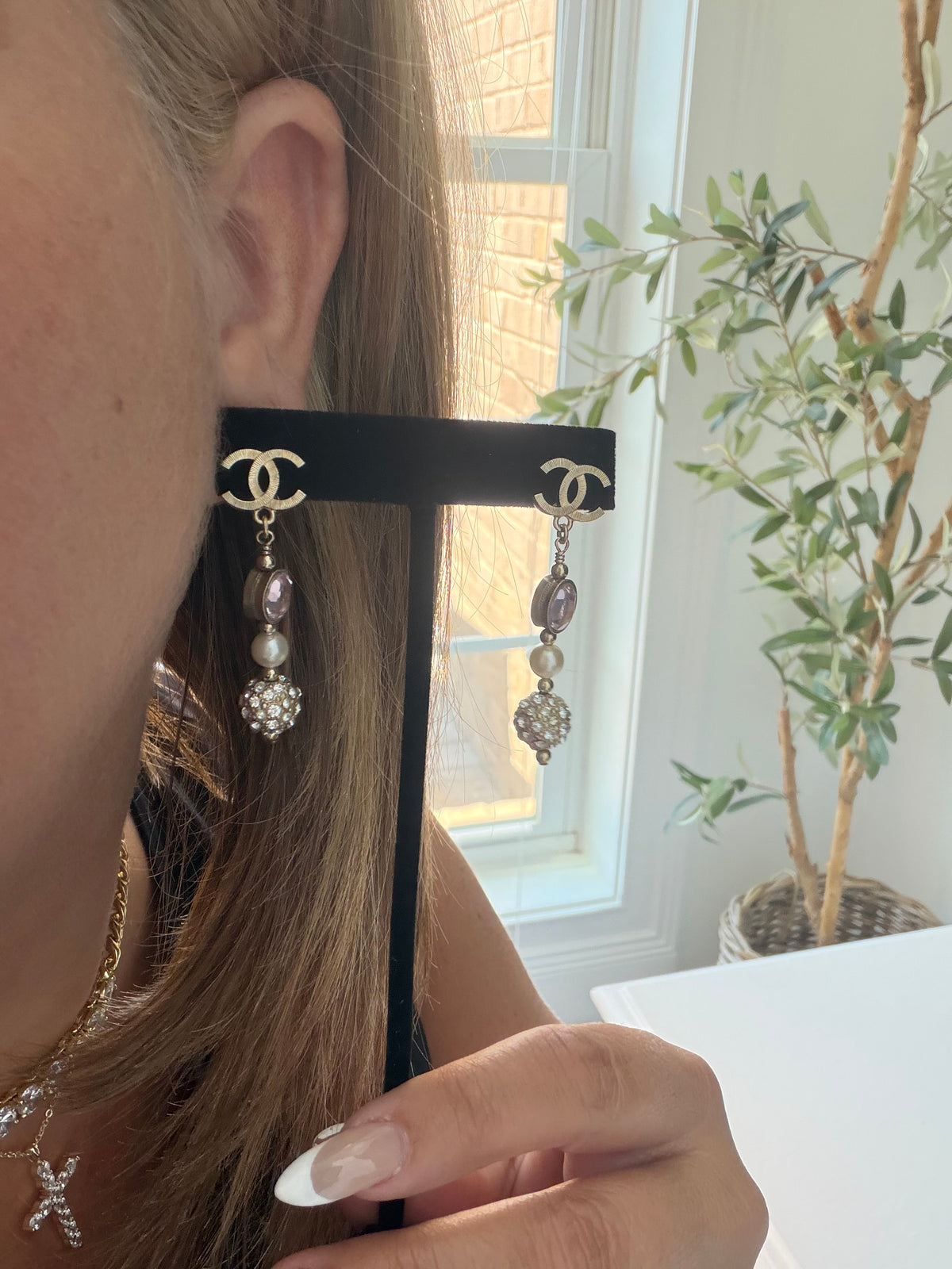 Chanel Pearl Drop Earrings