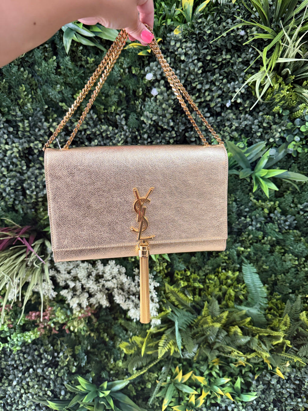 YSL Gold Crossbody
