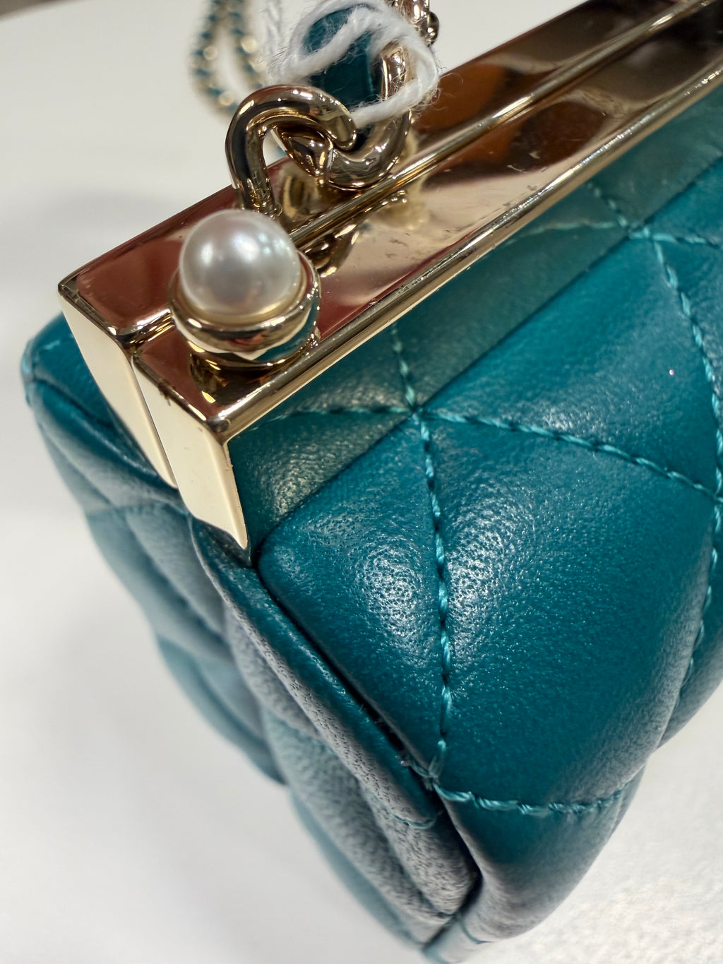 Chanel Pearl Teal Crossbody