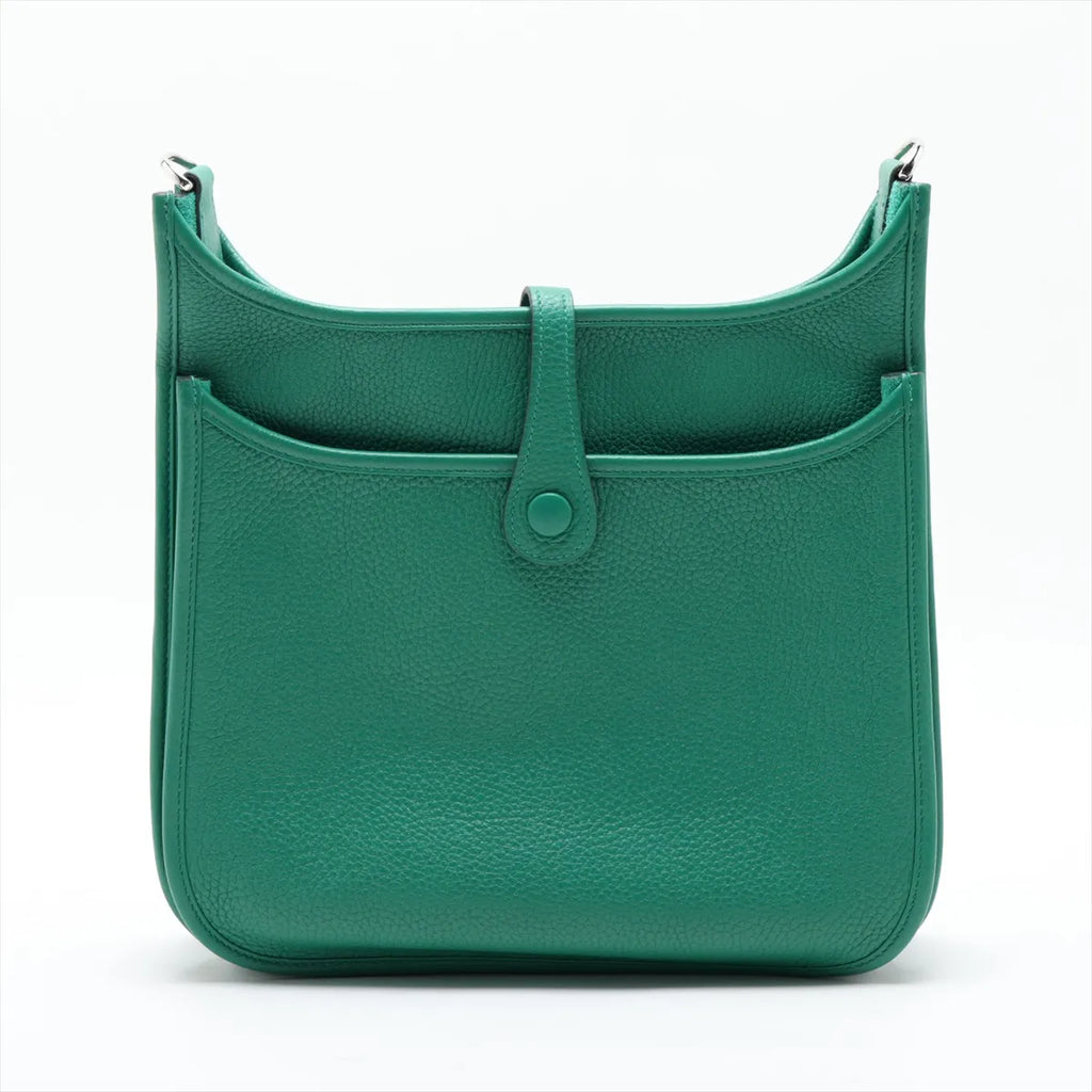 Hermes Evelyn III 29 PM Taurillon Clemence Vert Vertigo Stamp A