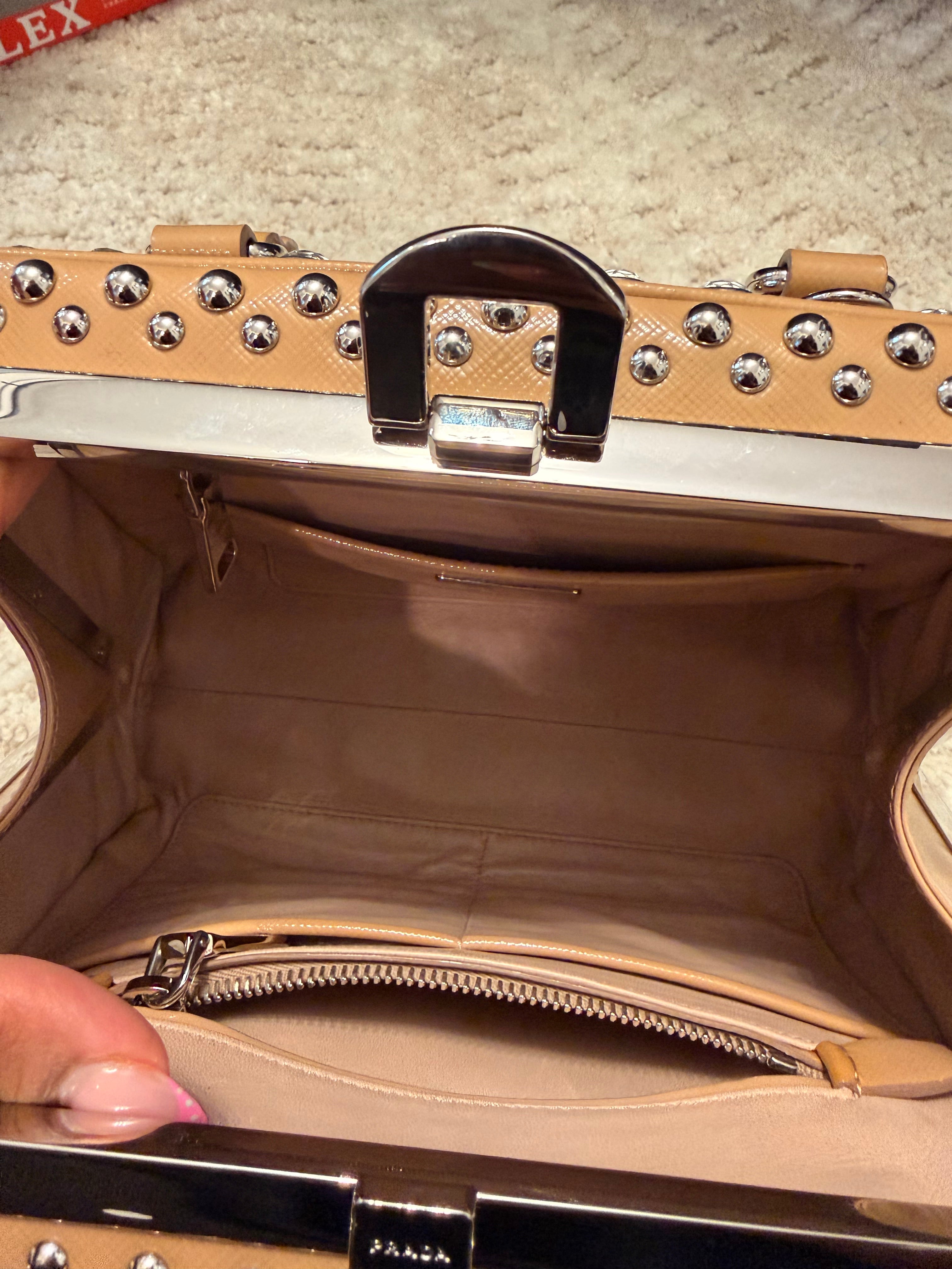 Prada Camel Rhinestone