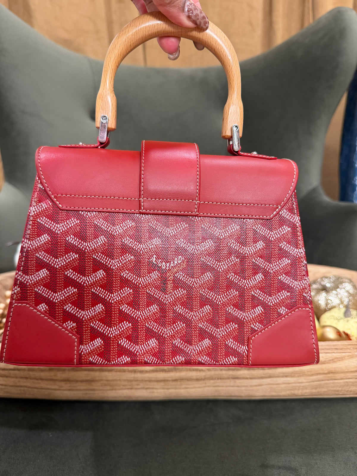 Goyard Mini Saigon Red