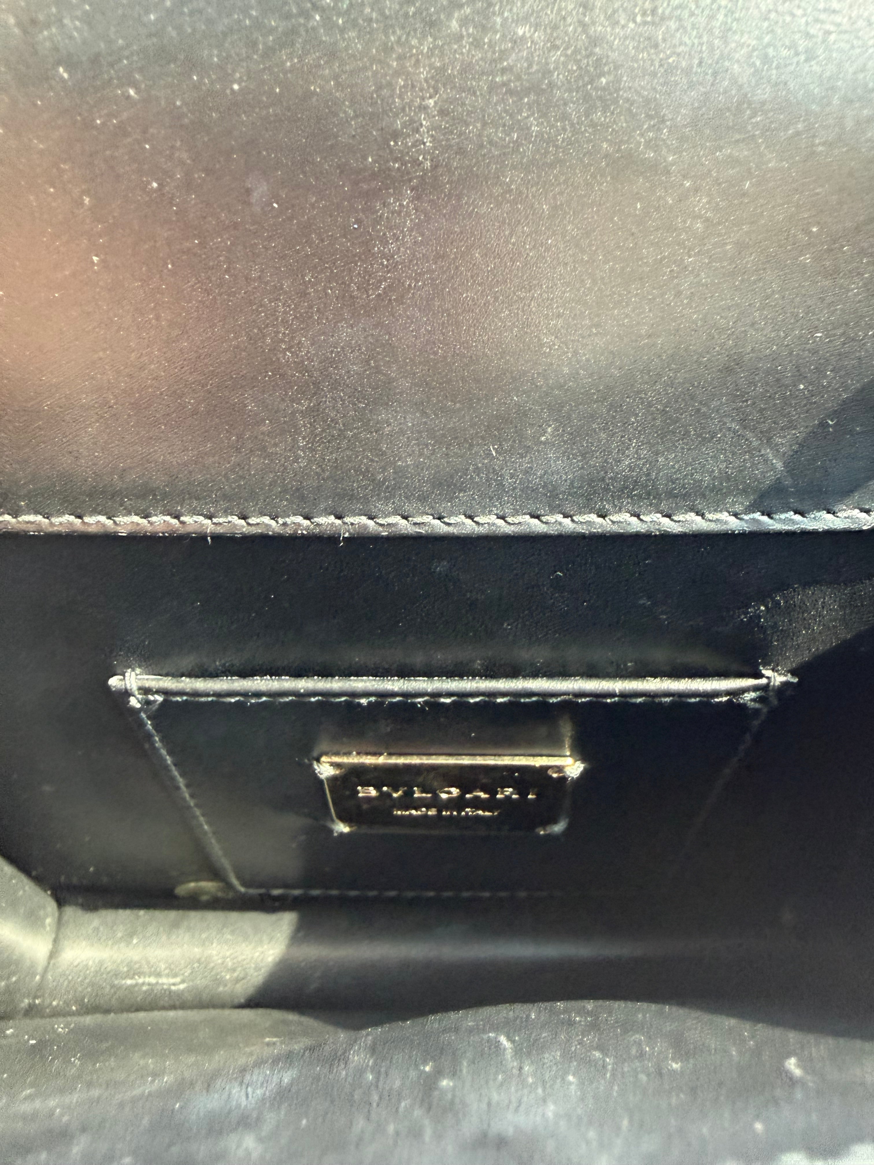 Bvlgari Black Chain Around Small Serpenti